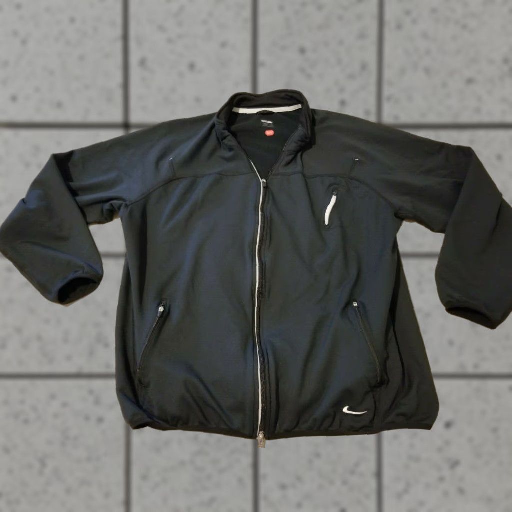 Nike Nike Jacket Mens XL Black Athletic Gym Workout Size US XL / EU 56 / 4 - 1 Thumbnail