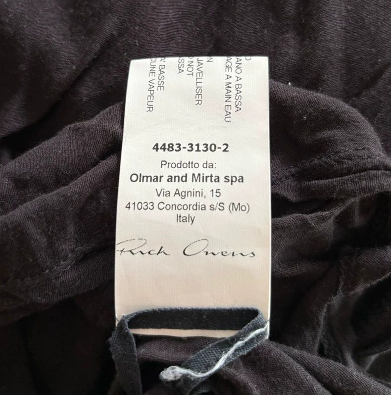 Rick Owens Rick owens Asymmetry short sleeves 2506-Nextarrow Size US S / EU 44-46 / 1 - 4 Thumbnail