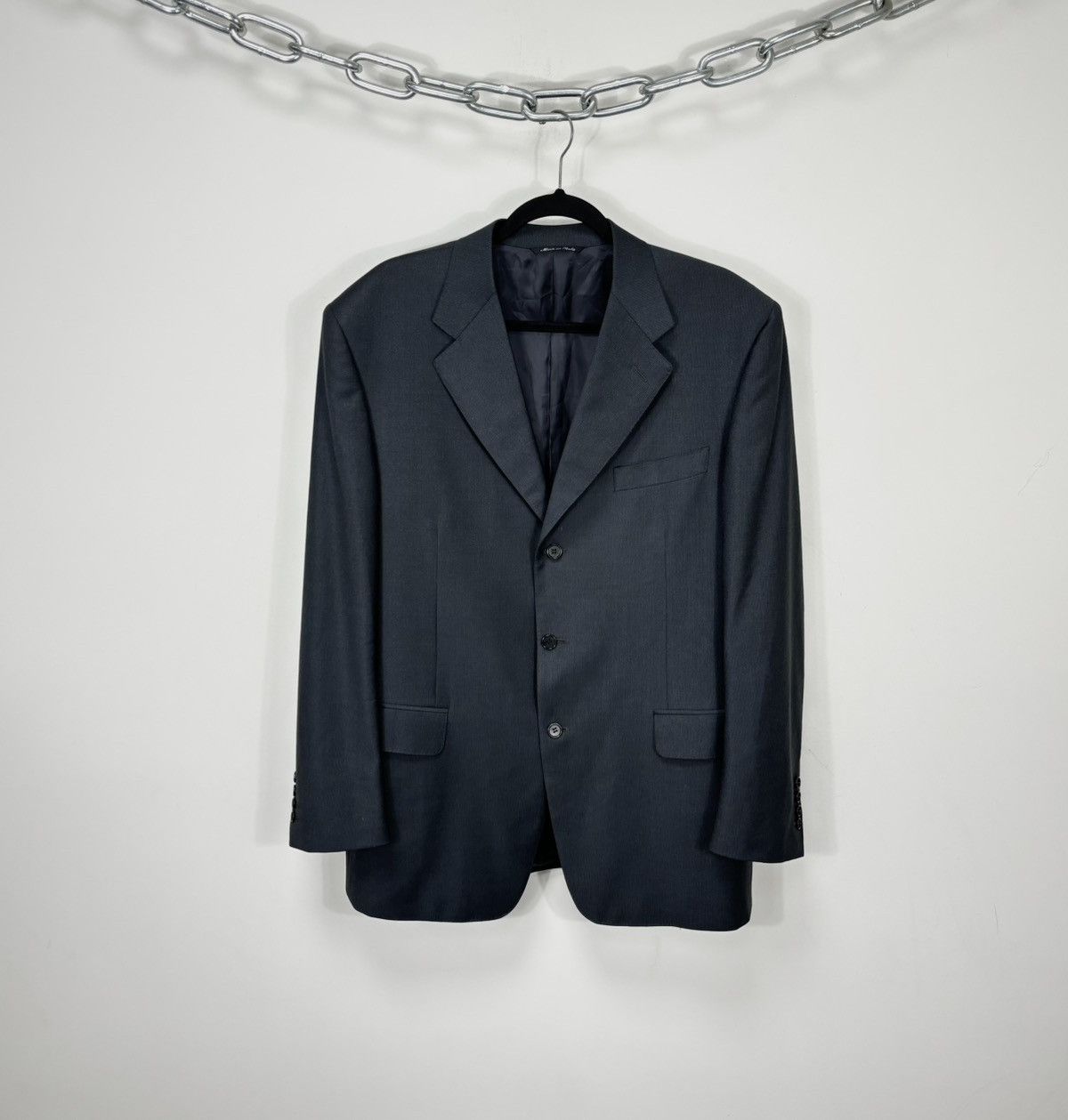 Canali Canali Men’s 3-Buttons Classic Formal Wool Blazer Jacket Size 44R - 1 Thumbnail