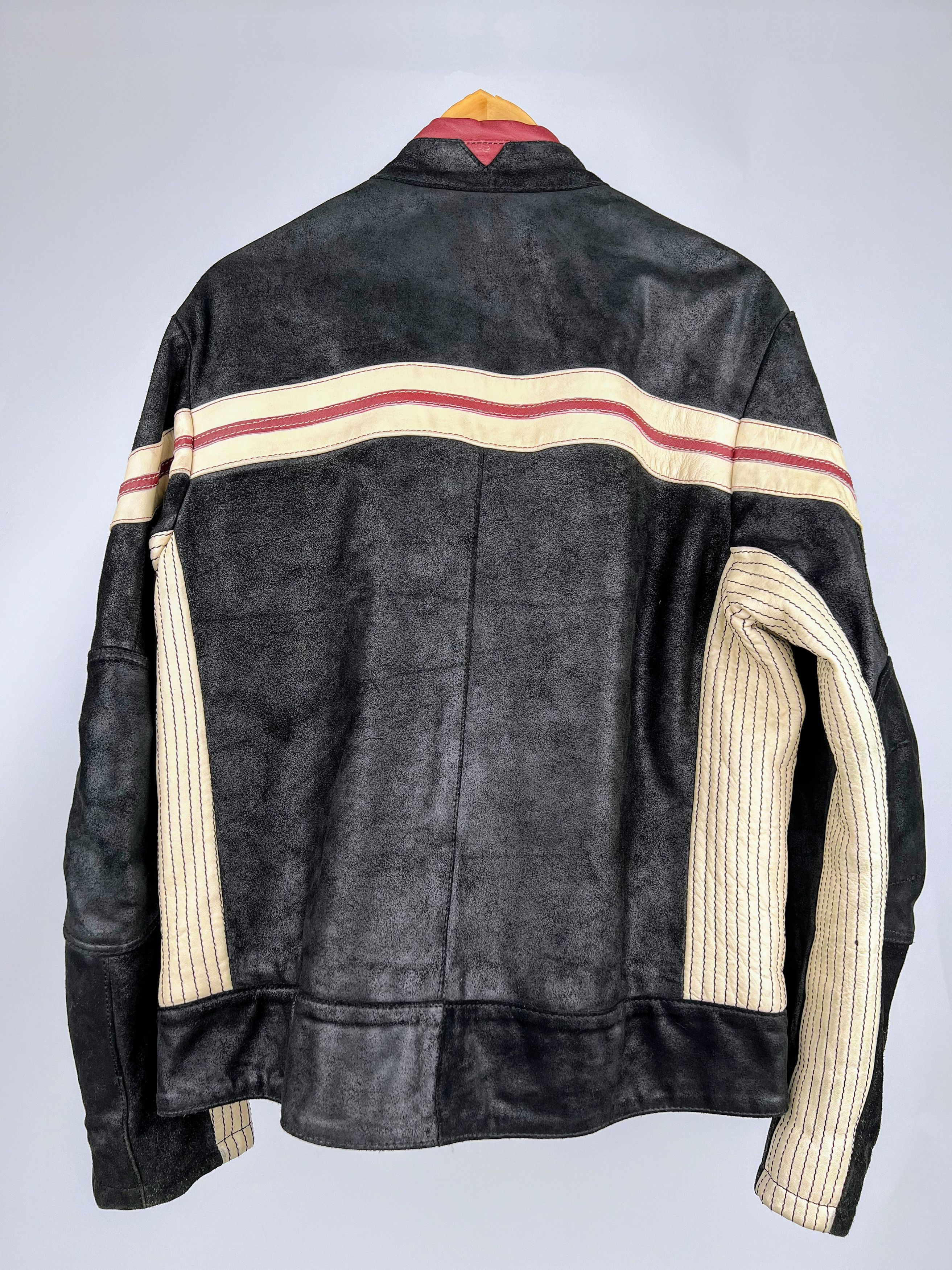 Other Black Leather Jacket Streetwear racing Jacket Size US L / EU 52-54 / 3 - 4 Thumbnail