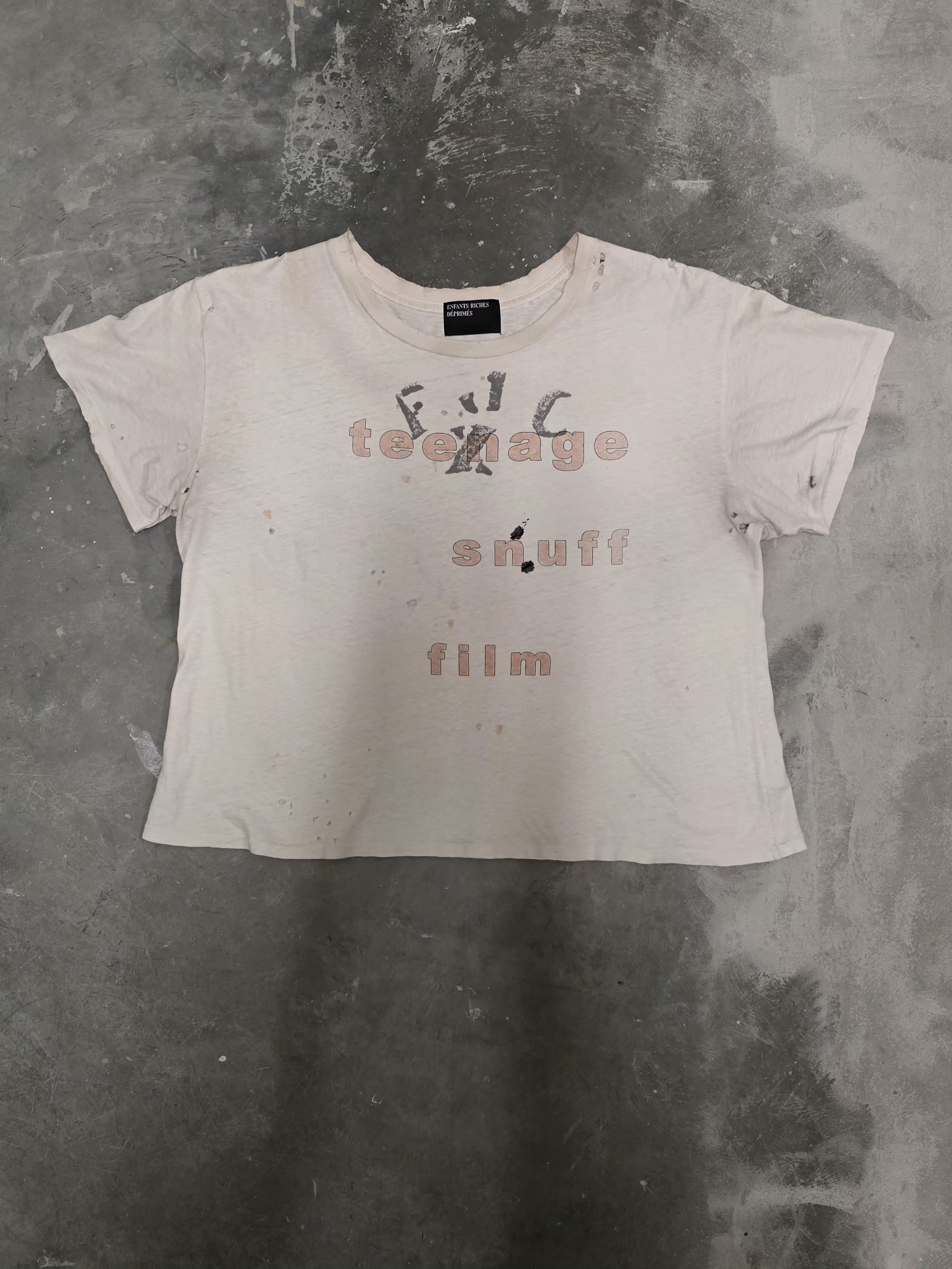Enfants Riches Deprimes Teenage Snuff Film T-shirt Size US M / EU 48-50 / 2 - 2 Thumbnail