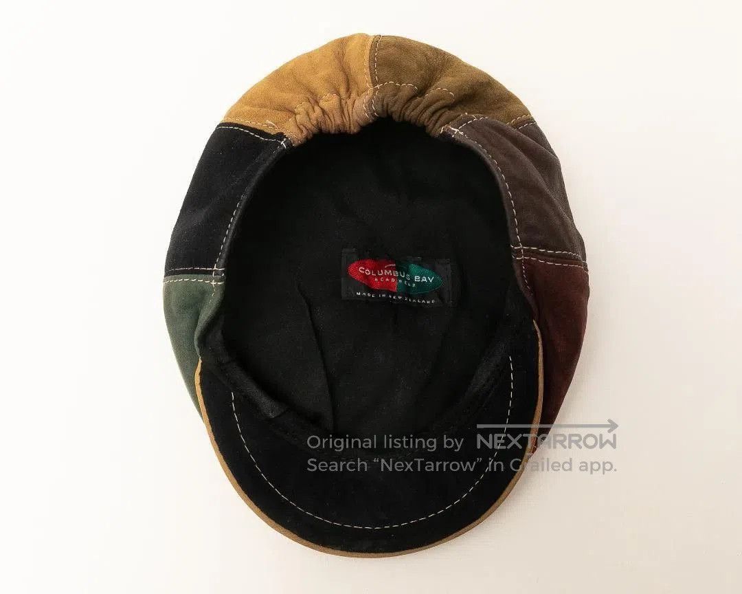 Other COLUMBUS BAY Kangaroo Leather Newsboy Cap. Size ONE SIZE - 6 Thumbnail
