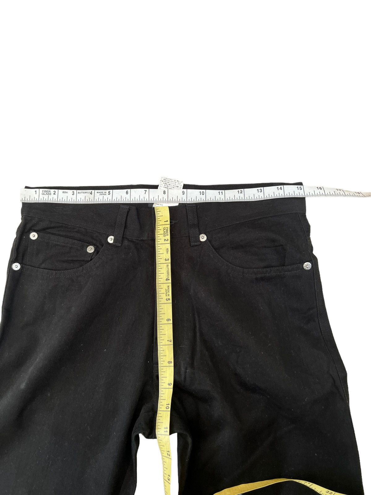 agnes b. Vintage Agnes B. Homme Paris Dark Black Trouser Pant Size US 29 - 3 Thumbnail