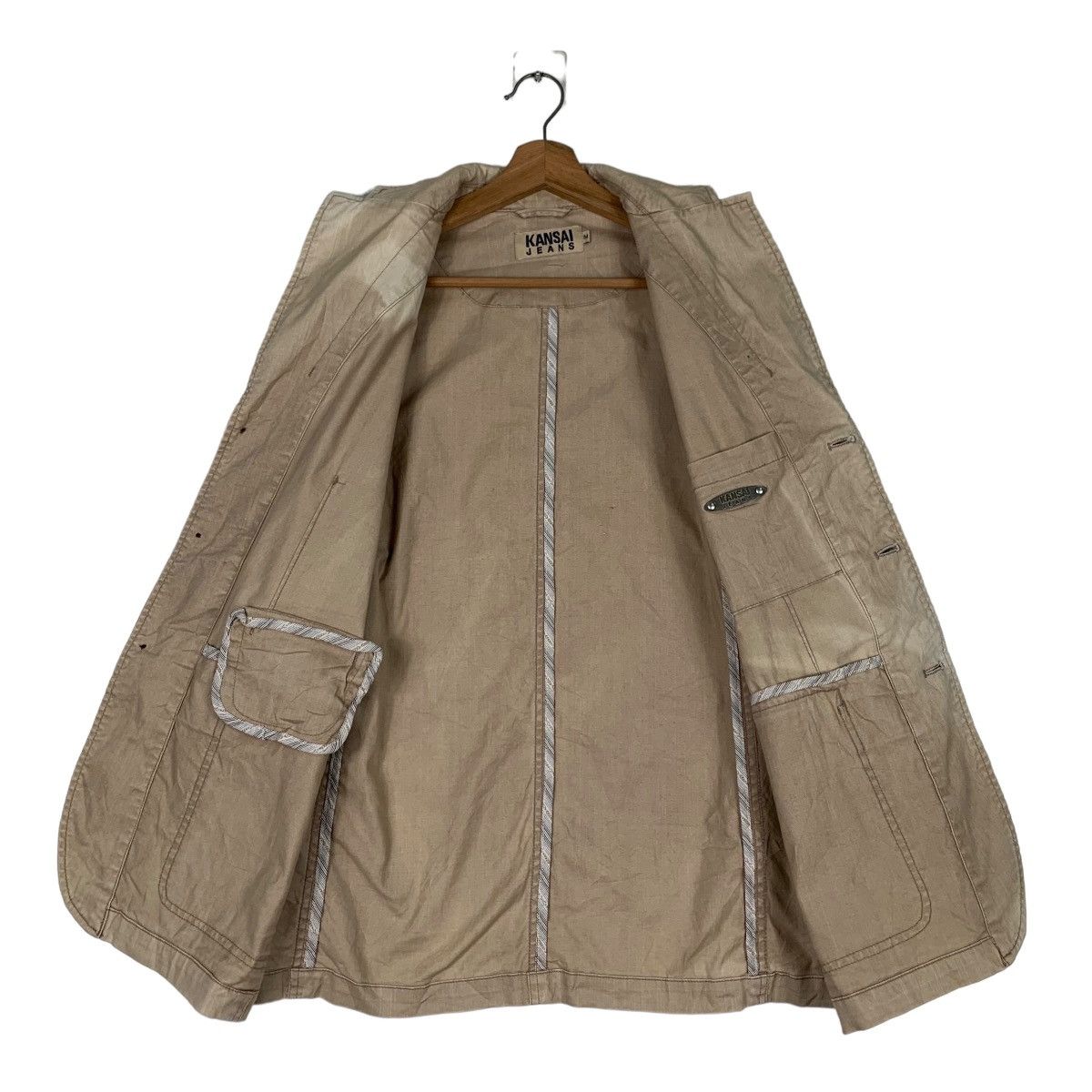 Kansai Yamamoto KANSAI JEANS Sun Burn Casual Jacket #0651-C30 Size US M / EU 48-50 / 2 - 11 Thumbnail