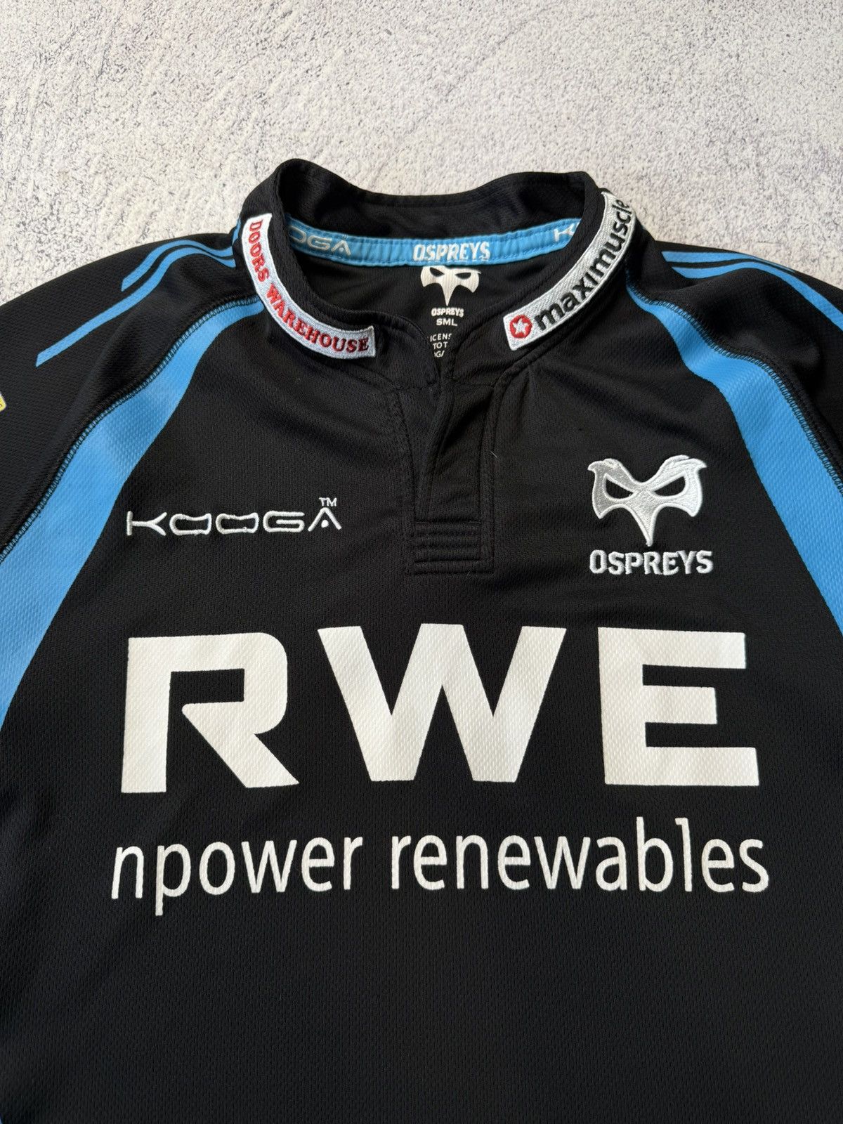 Vintage Ospreys Rugby Union Kooga Great Shape Ospreys Throwback Size US M / EU 48-50 / 2 - 6 Thumbnail