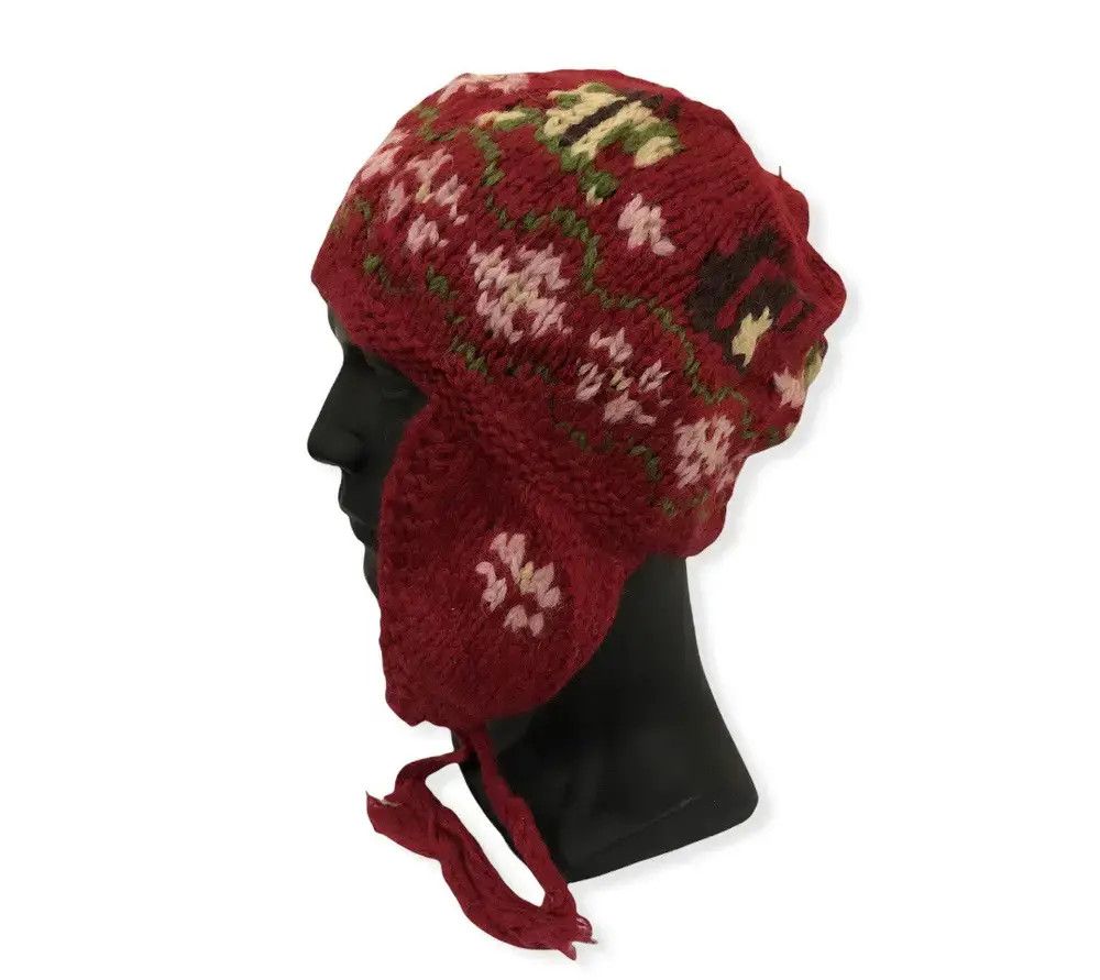 Designer × Michel Klein Michel Klein Knit Earflap Beanie Hat Size ONE SIZE - 1 Thumbnail