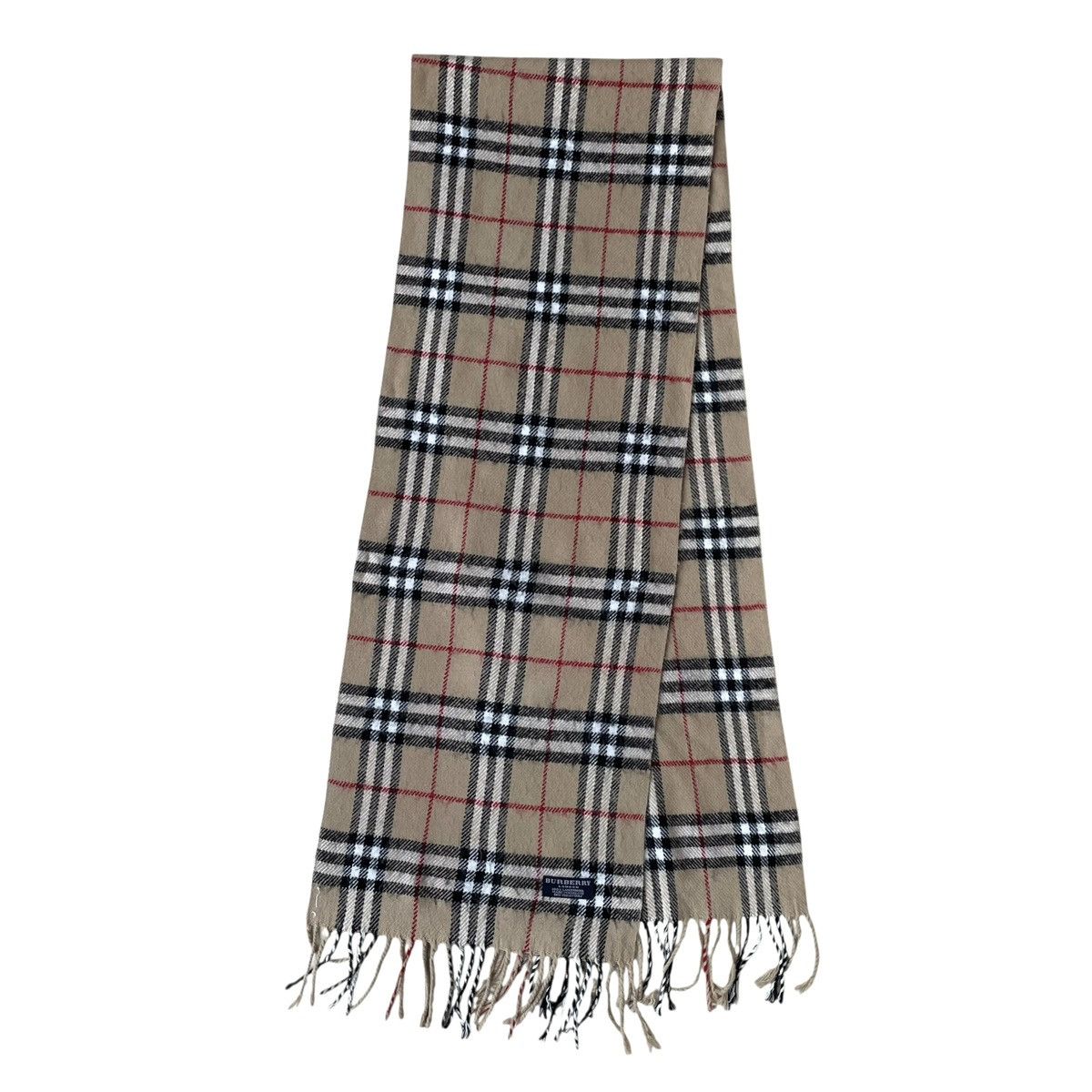 Burberry Burberry London Vintage Nova Check Lambswool Muffler Size ONE SIZE - 1 Thumbnail
