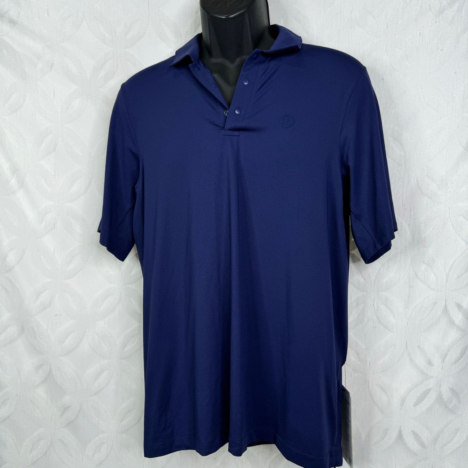 Lululemon Lululemon Snap Front Performance Short Sleeve Polo Blue NWT Size US S / EU 44-46 / 1 - 3 Thumbnail
