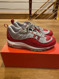 Nike Supreme Air Max 98 Red | Grailed