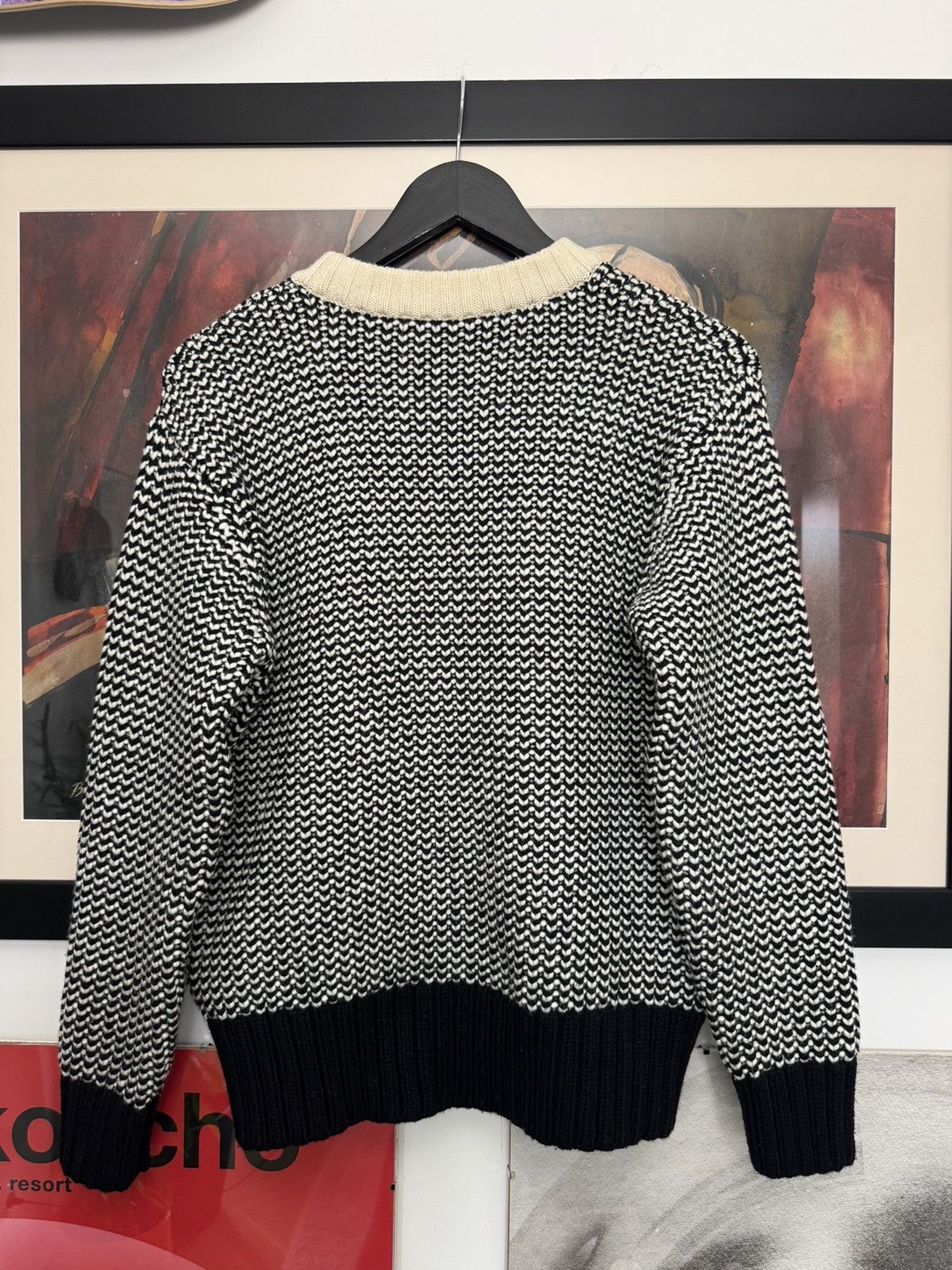 AMI Ami Paris Wool Sweater Boxy Fit Knit Casual Designer Sample Size US M / EU 48-50 / 2 - 2 Thumbnail