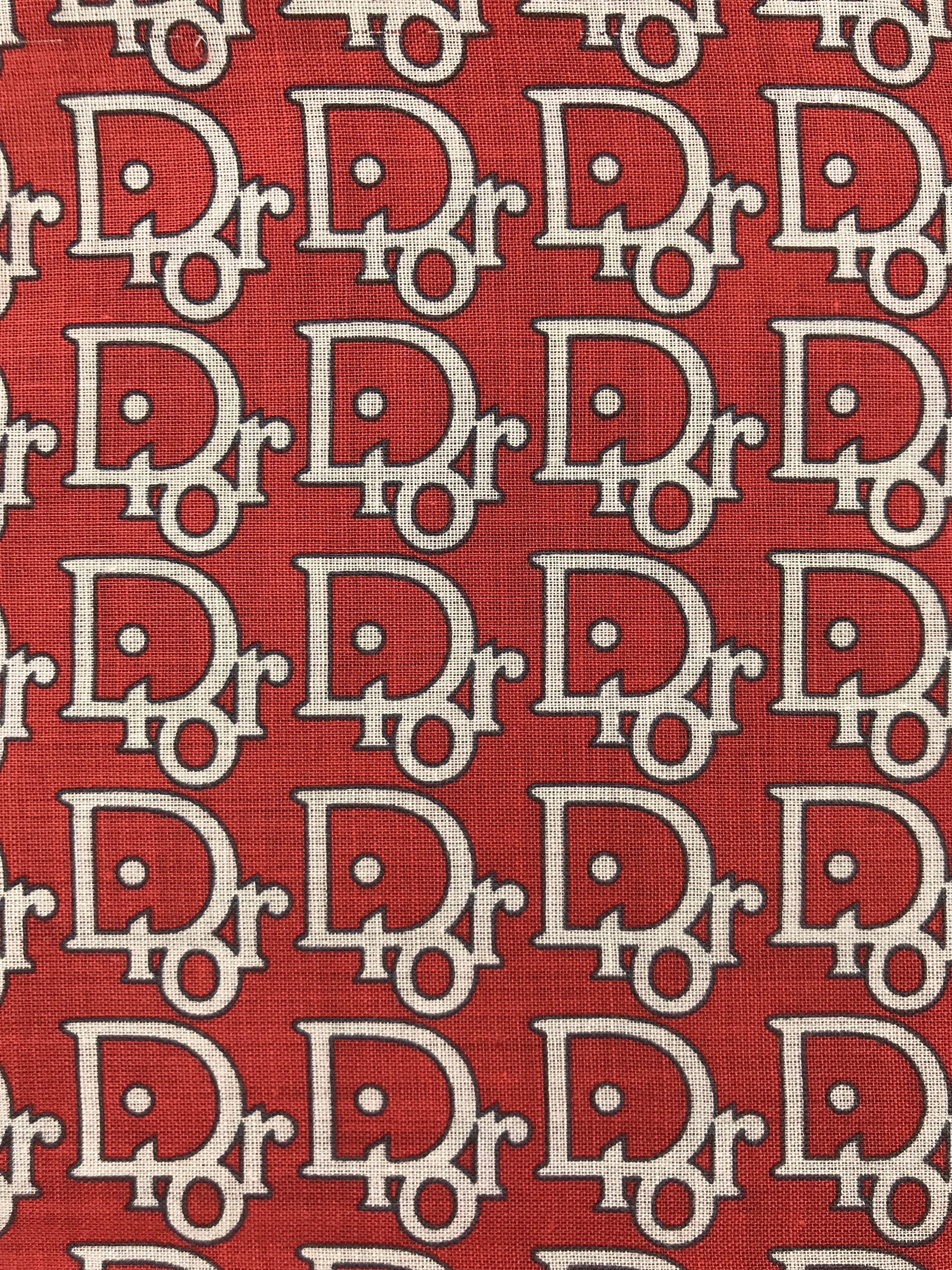 Designer Vintage Christian Dior Monogram Silk Scarf Size ONE SIZE - 8 Thumbnail