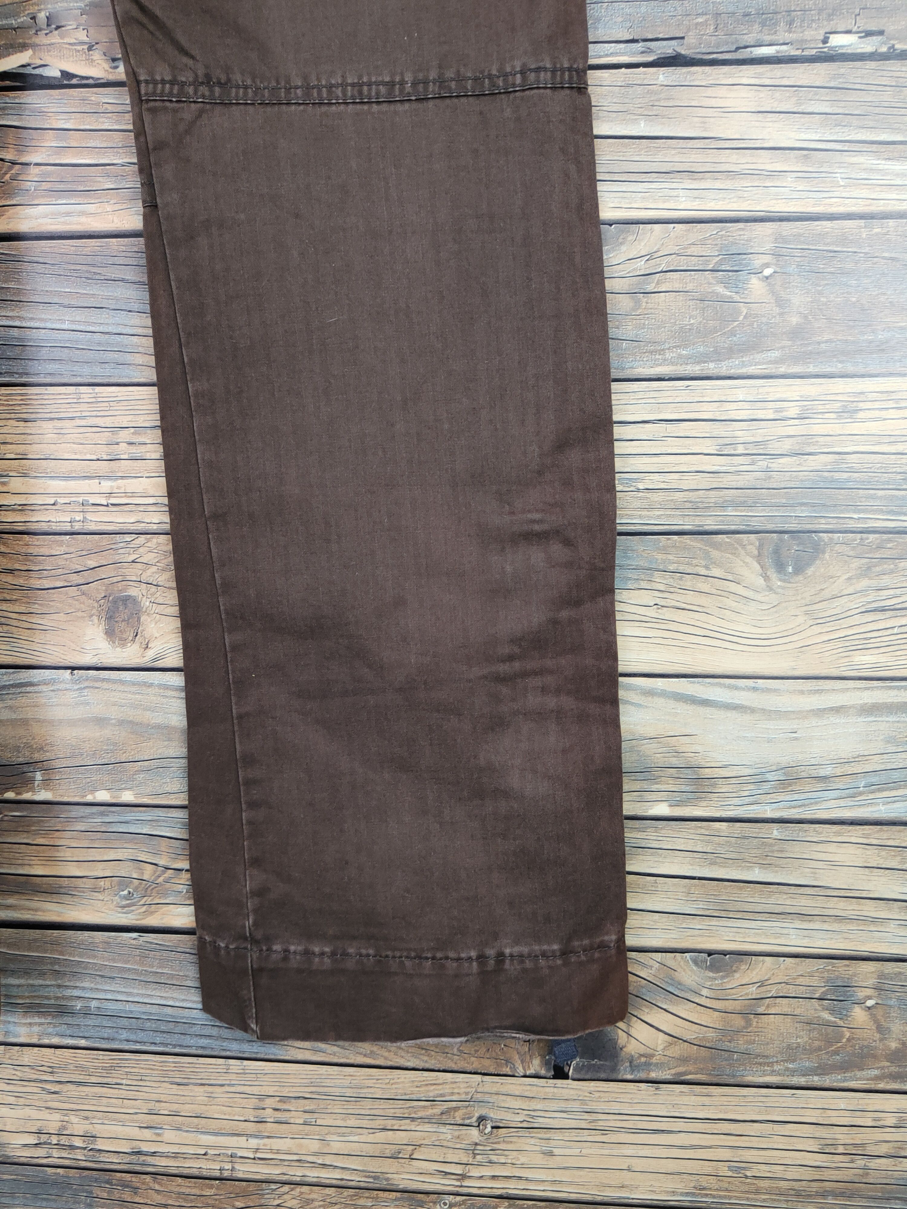 Japanese Brand L-07B52X Japan Dark Brown Multipocket Cargo Pants #W1011 Size US 31 - 12 Thumbnail