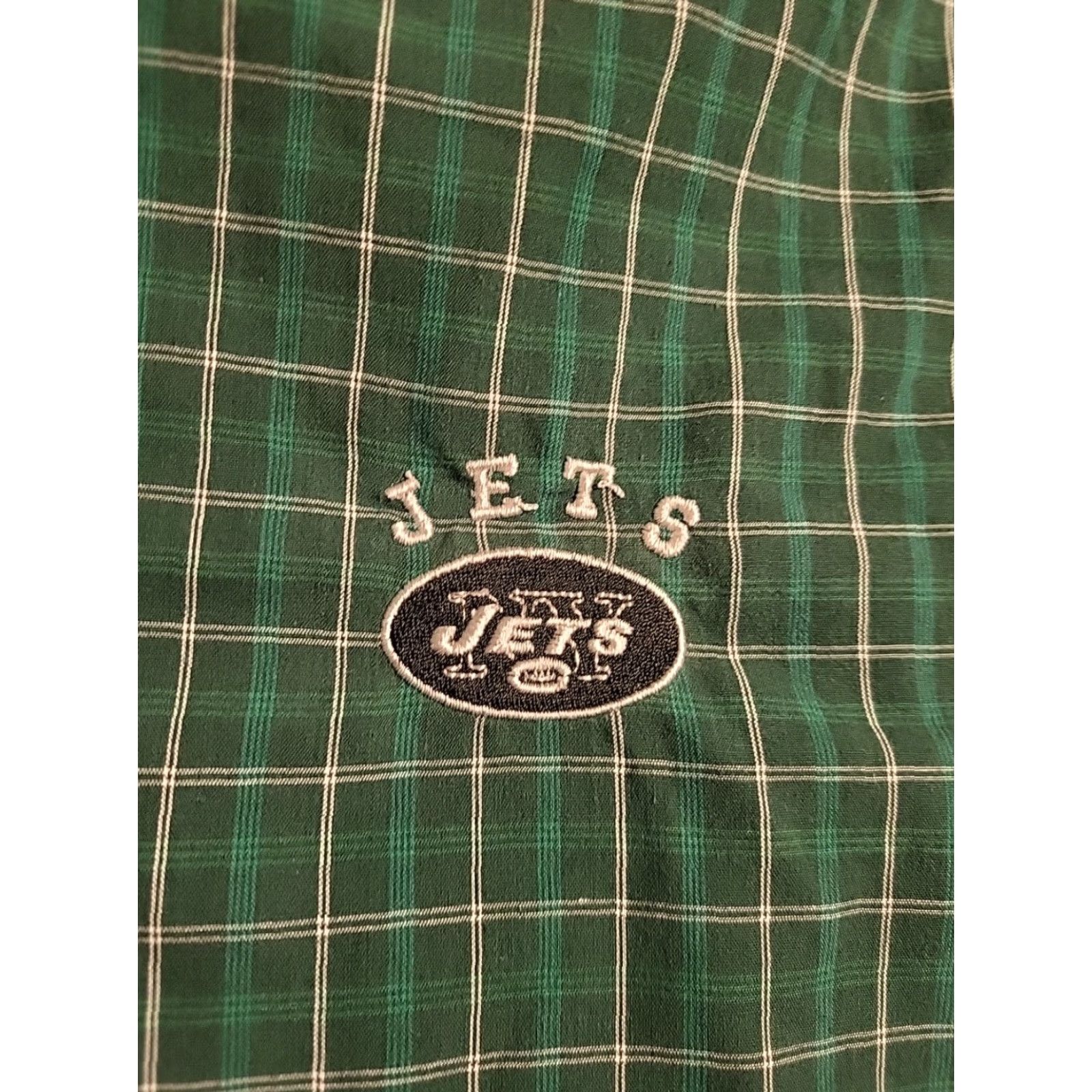 Sea New York New York Jets Loungewear Shorts Mens 36-38" Green Plaid Sleep Shorts NFL Jets Fan Green 100% Cotton Size US 36 / EU 52 - 2 Thumbnail