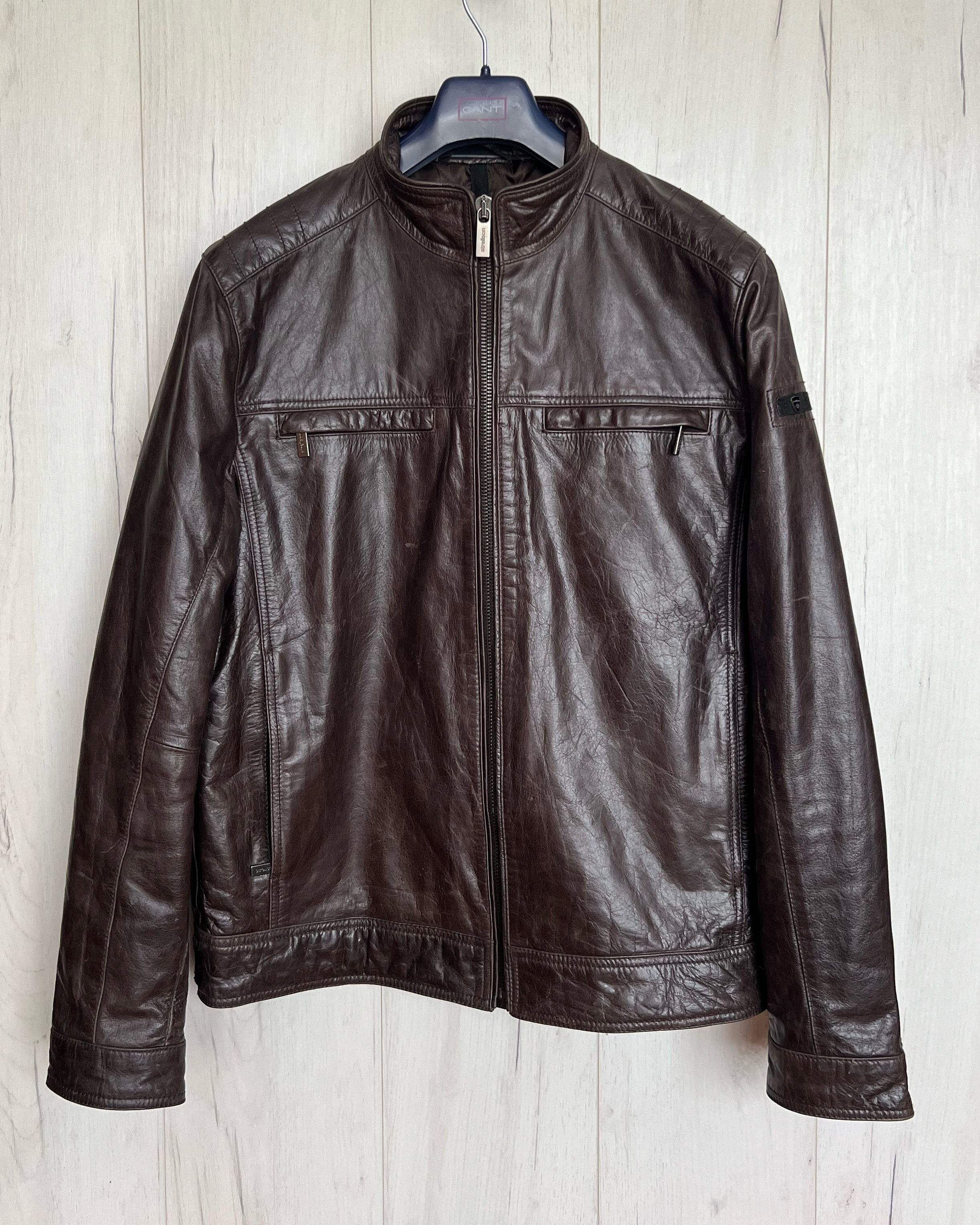 Strellson STRELLSON FENDRAS BUFFALO DAKOTA LEATHER JACKET Size US L / EU 52-54 / 3 - 5 Thumbnail