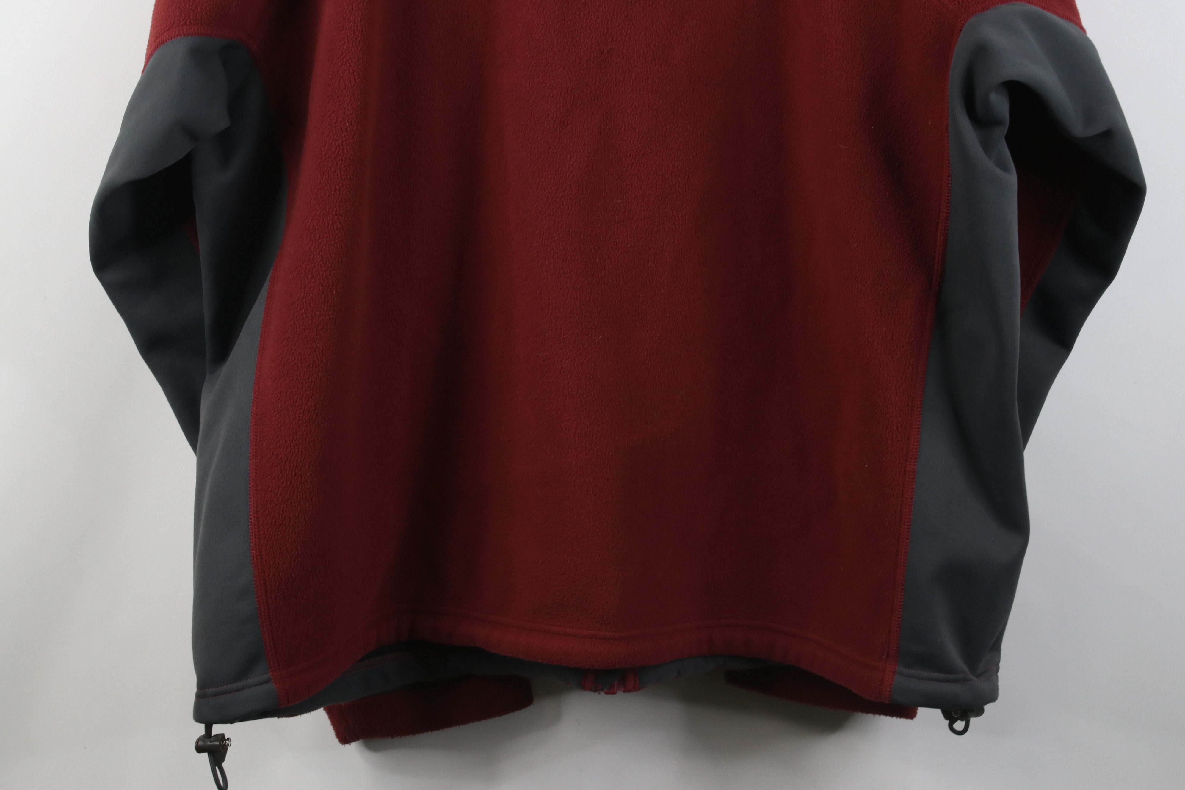 Nike Vintage Y2K Nike ACG Mini Swoosh Fleece Full Zip Jacket Red Size US L / EU 52-54 / 3 - 16 Thumbnail
