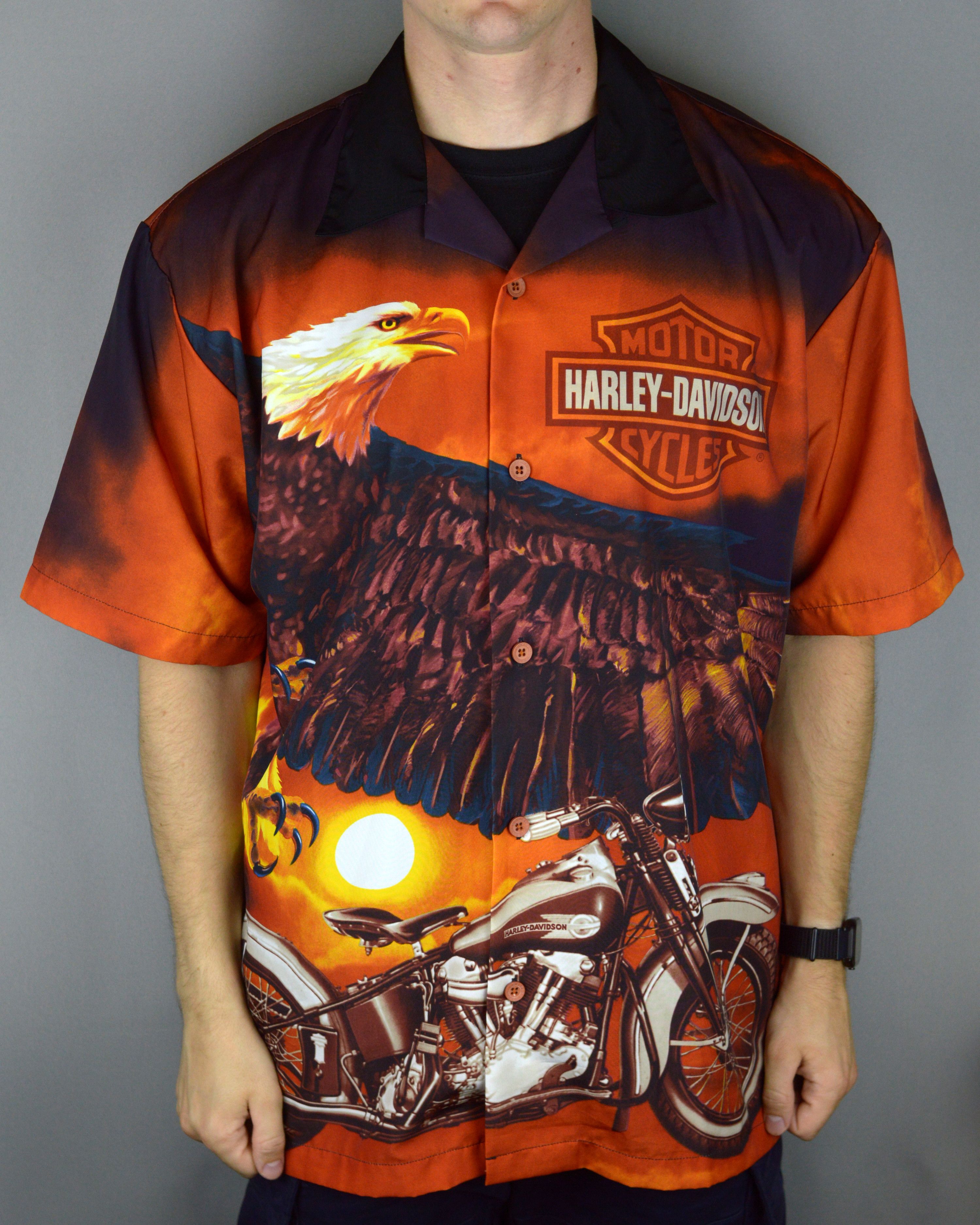 Harley Davidson Vintage Harley Davidson shirt Size US XL / EU 56 / 4 - 1 Thumbnail