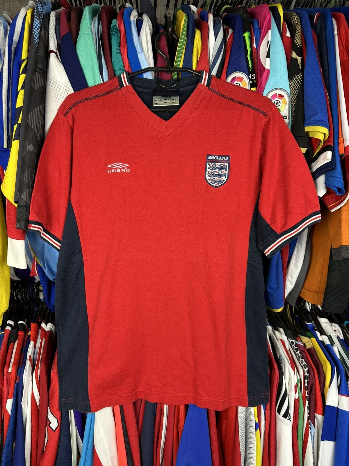 Umbro Vintage 90s Umbro England retro football soccer shirt Size US M / EU 48-50 / 2 - 1 Thumbnail