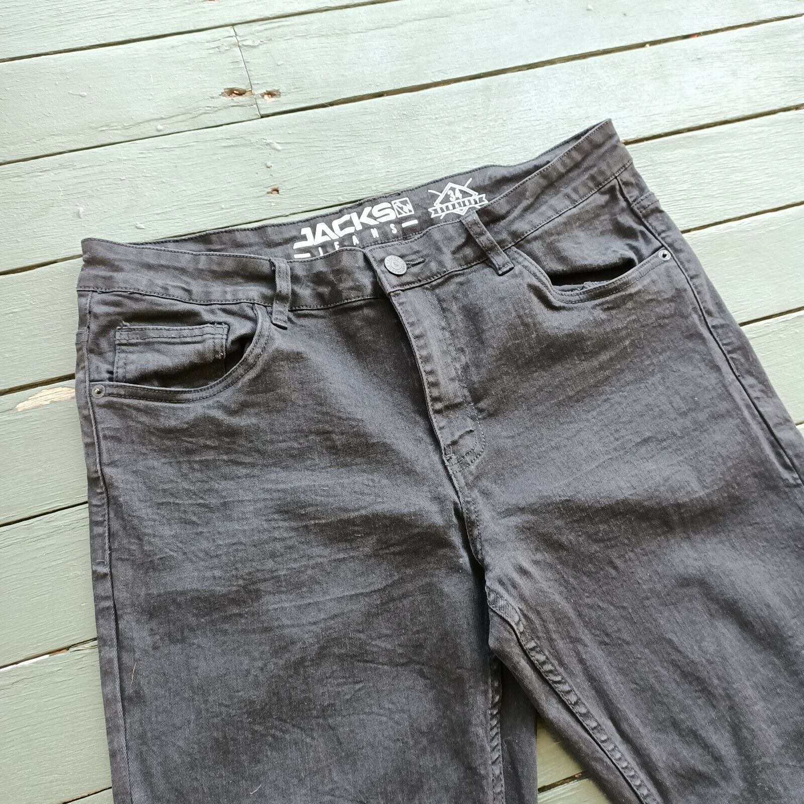 Designer Jacks Mens Jeans Denim Straight Leg Cotton Stretch Casual Size US 34 / EU 50 - 4 Thumbnail