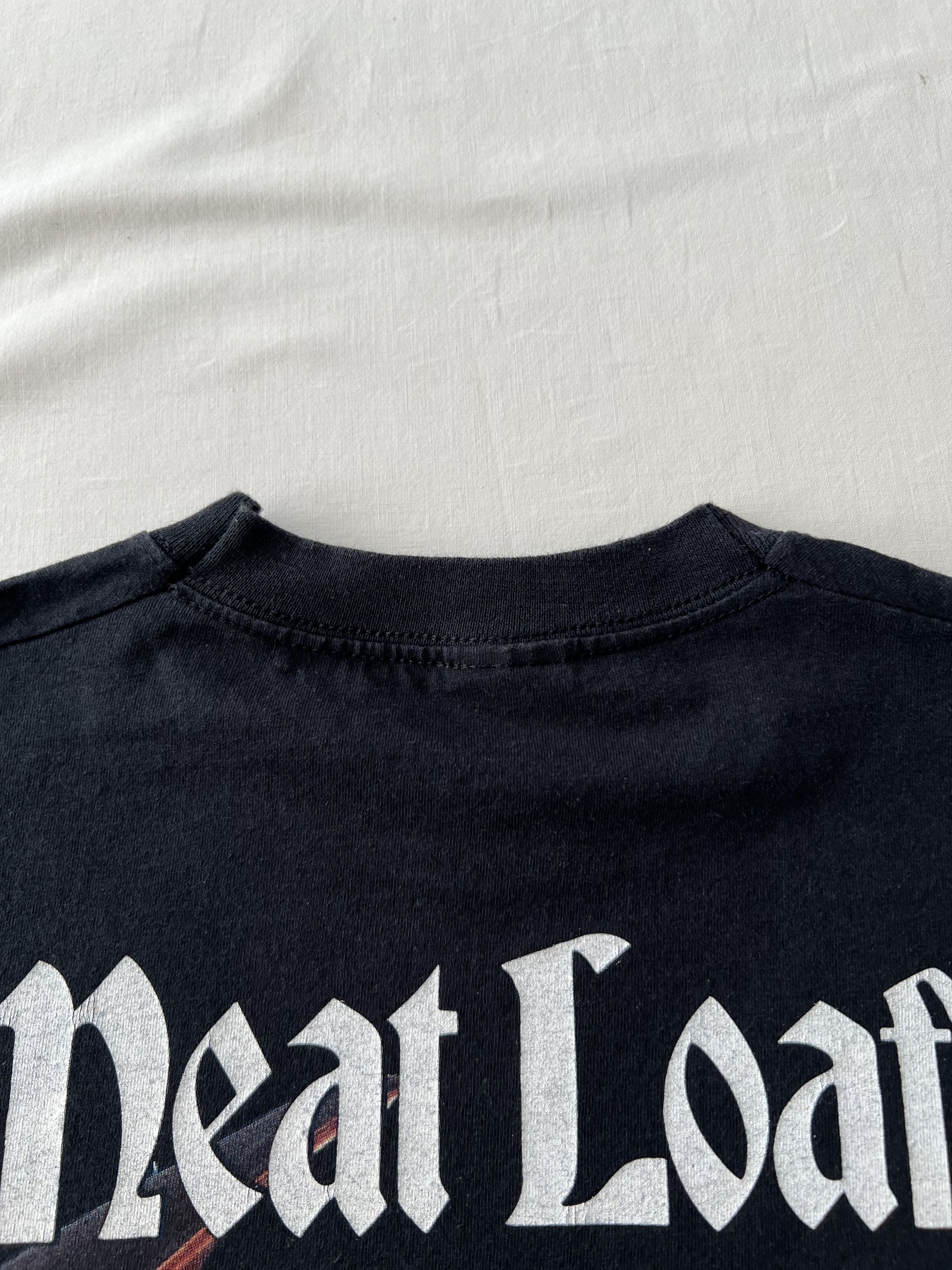 Band Tees Vintage 2003 Meat Loaf Heavy Metal Band Black T-shirt Size US M / EU 48-50 / 2 - 17 Thumbnail