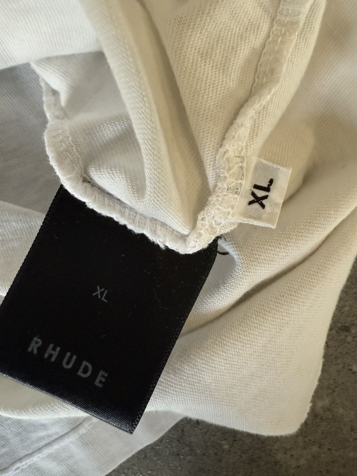 Rhude RHUDE SIDE LOGO OVERSIZED TEE Size US XL / EU 56 / 4 - 6 Thumbnail