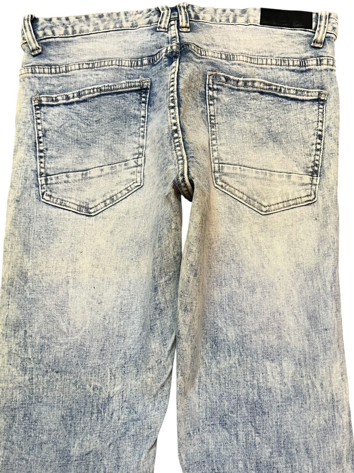 Smoke Rise Vintage Smoke Rise Acid Wash Ashes Ripped Distressed Denim Size US 33 - 6 Thumbnail