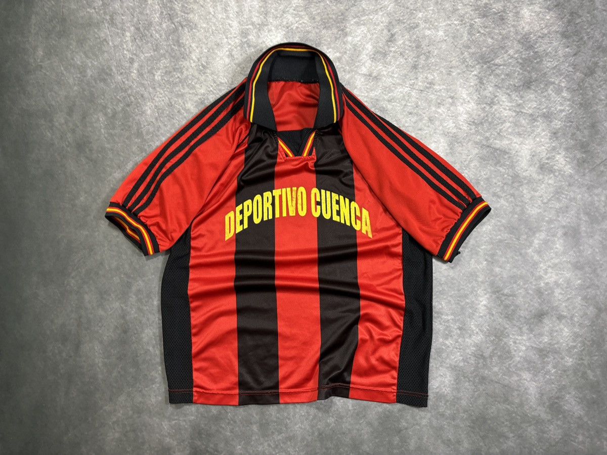 Vintage 1990s Vintage Deportivo Cuenca Jersey Soccer Collar Ecuador Size US S / EU 44-46 / 1 - 15 Thumbnail