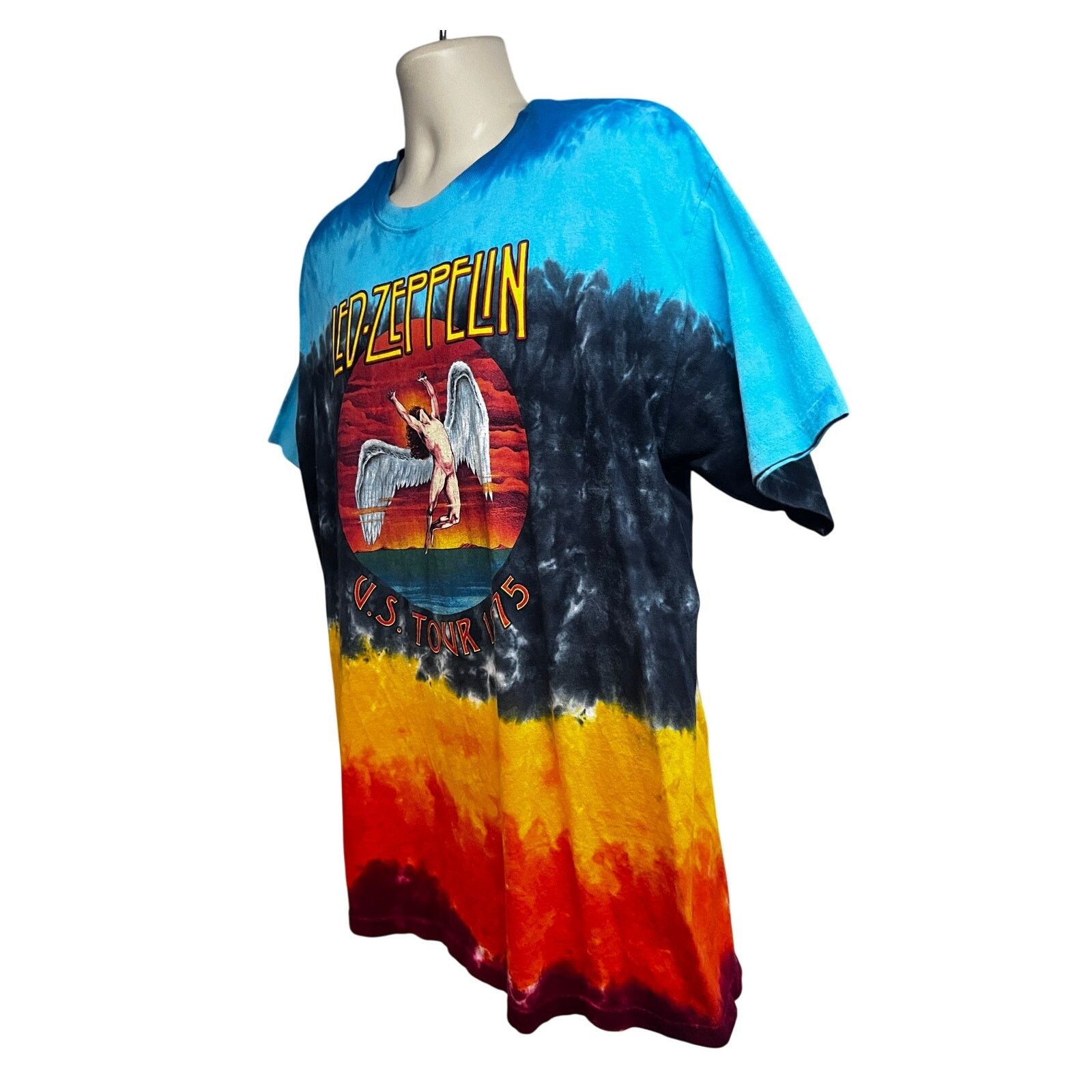 Led Zeppelin Led Zeppelin Concert Tour Graphic Tee XL Music Rock Band Size US XL / EU 56 / 4 - 3 Thumbnail