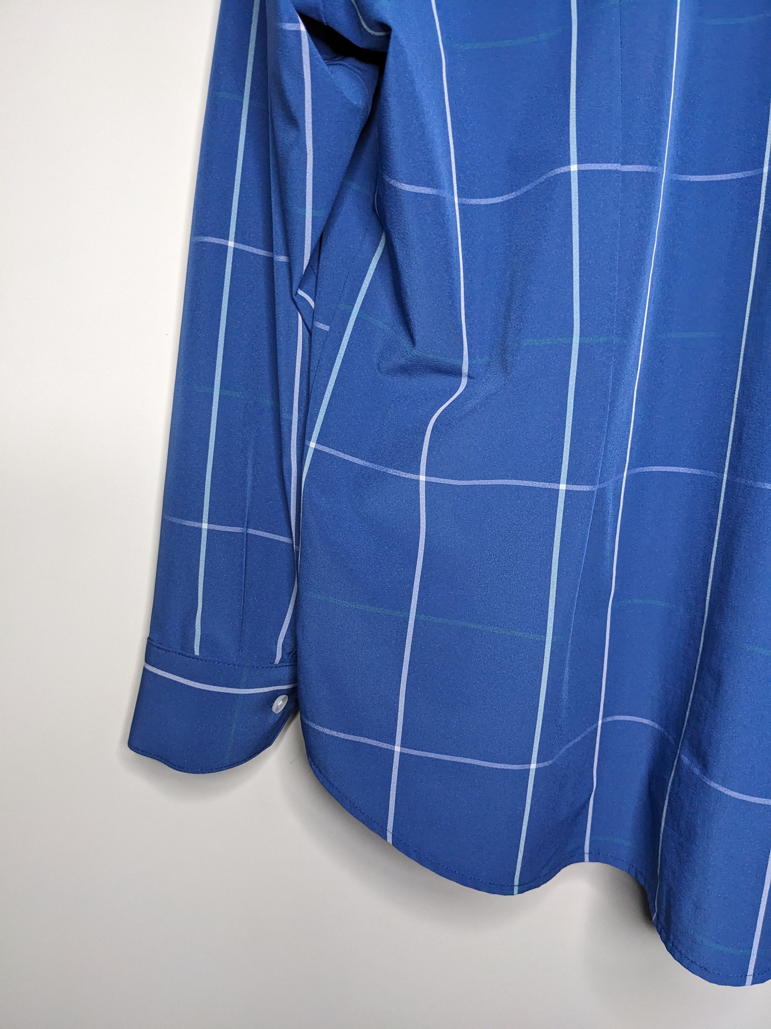 Mizzen+Main Mizzen Main Leeward Windowpane Plaid Shirt Large Made USA Size US L / EU 52-54 / 3 - 11 Thumbnail
