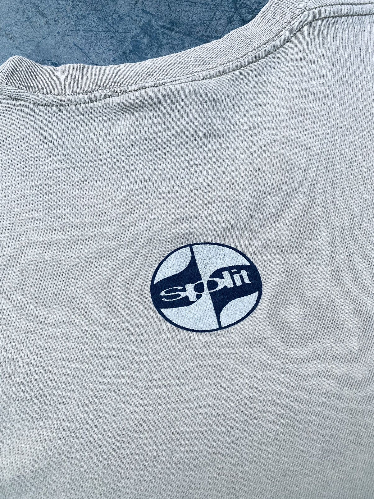 Vintage Vintage 90s Split Skateboard Rare Tees Size US M / EU 48-50 / 2 - 9 Thumbnail
