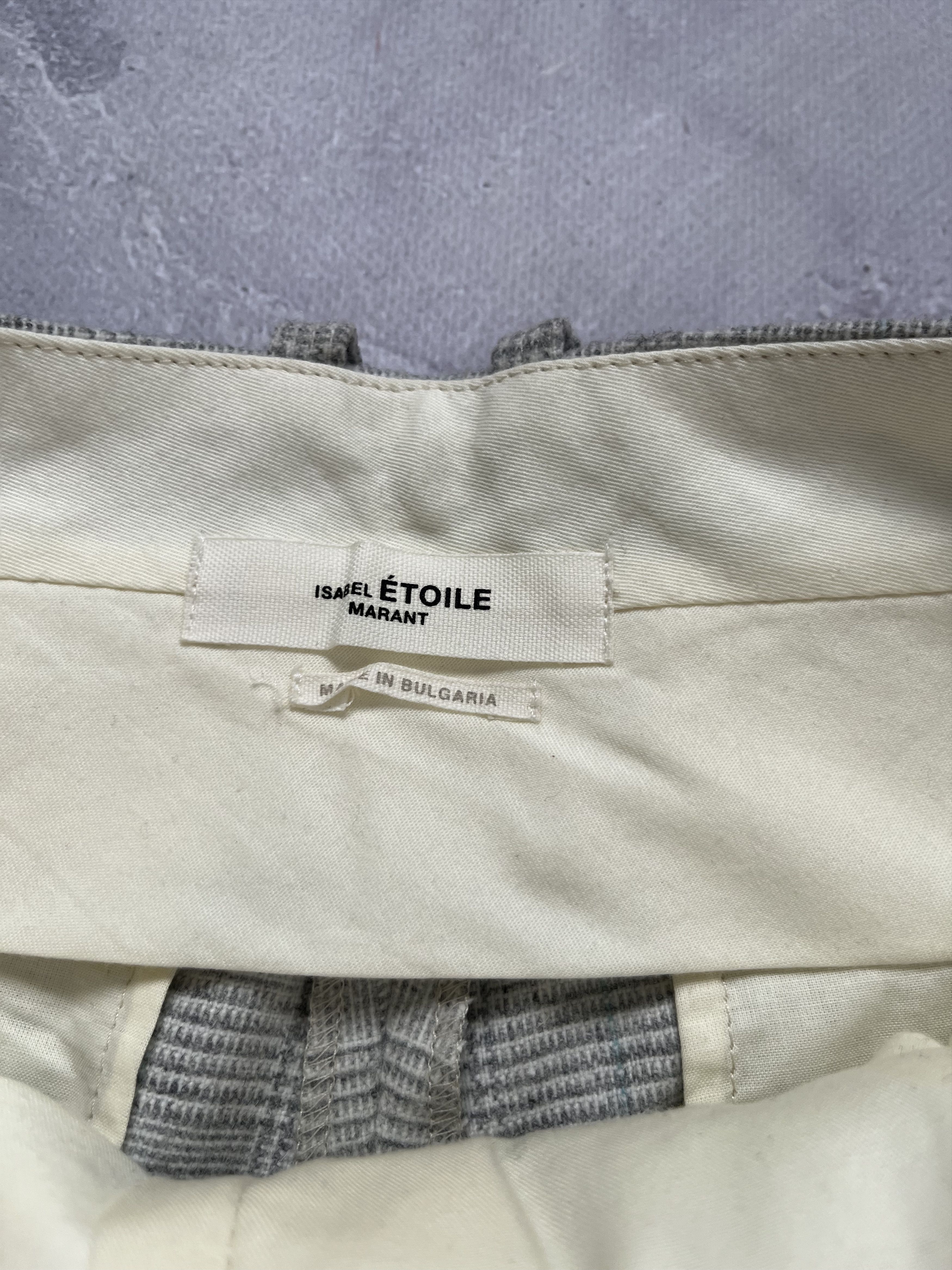 Isabel Marant Etoile Isabel Marant Etoile Noah Trousers High Rise Crop PlaidPants Size 38" / US 16 / IT 52 - 7 Thumbnail