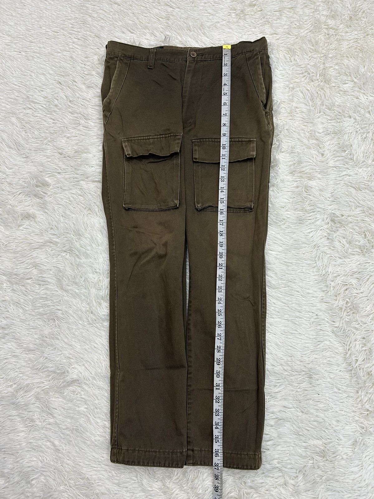 CABANE de ZUCCa Cabane de Zucca Army Green Sun Faded Bush Pants Size US 31 - 11 Thumbnail