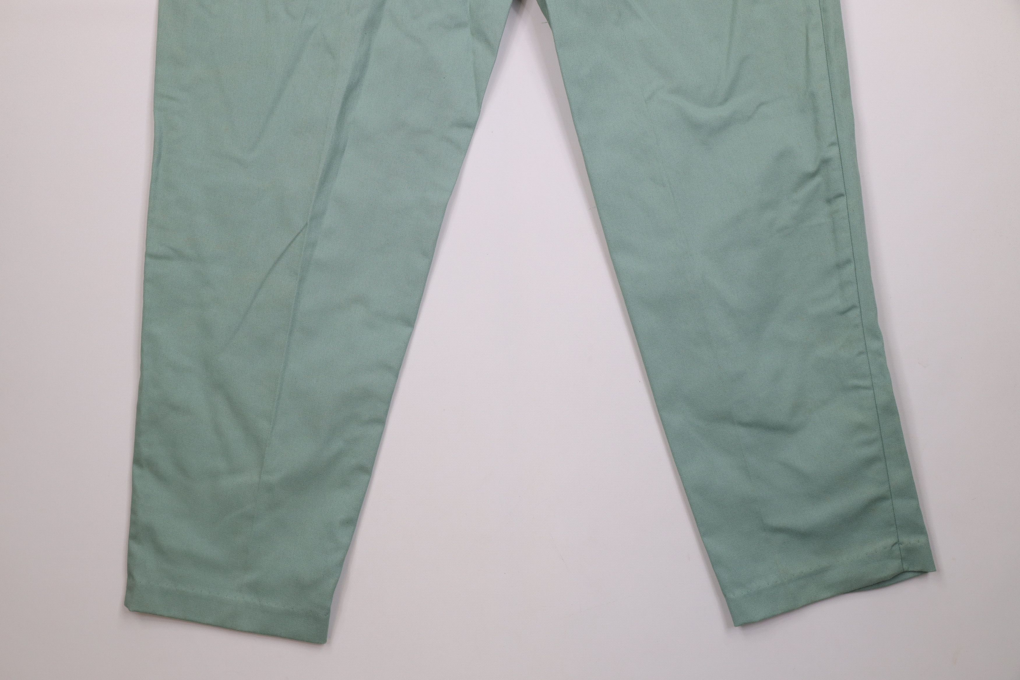 Vintage Deadstock Vintage 90s Streetwear Fit Tapered Leg Pants Green Size 40" / US 18 - 11 Thumbnail