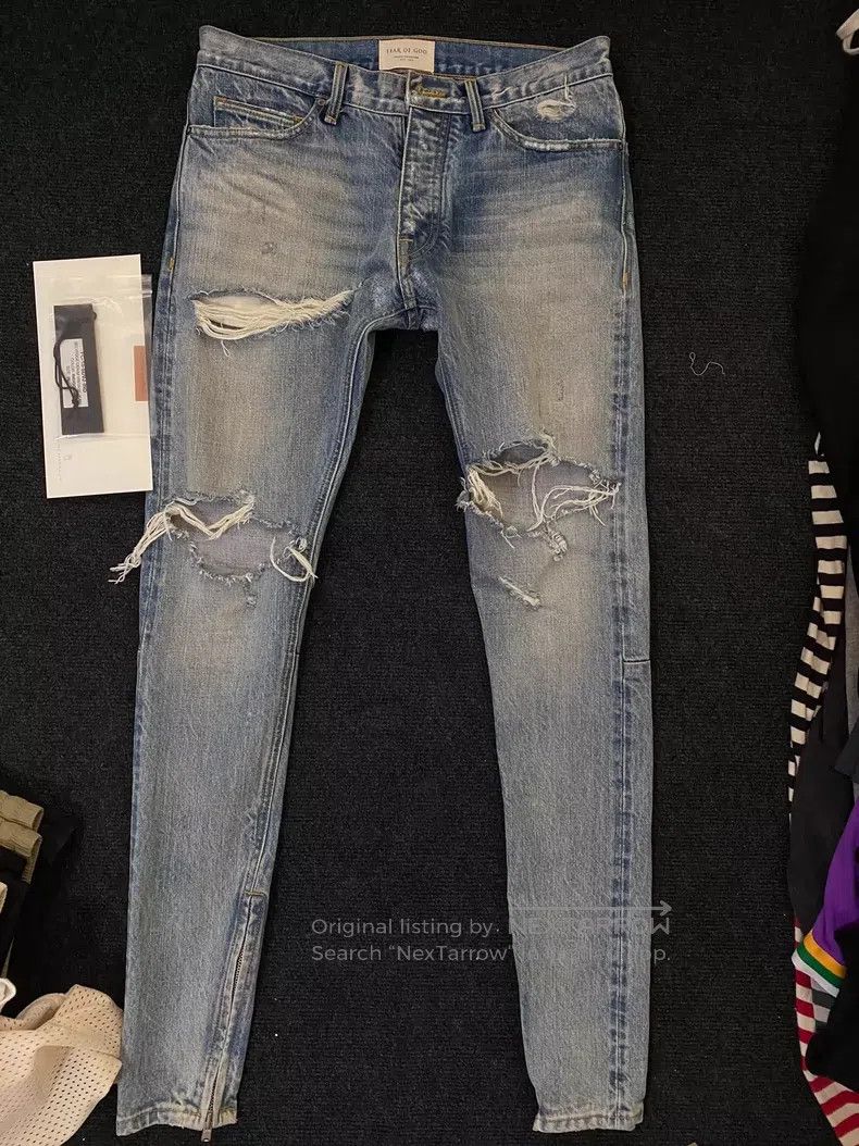 Fear of God Fear of God 4th Blue Bull second batch Size US 29 - 1 Thumbnail