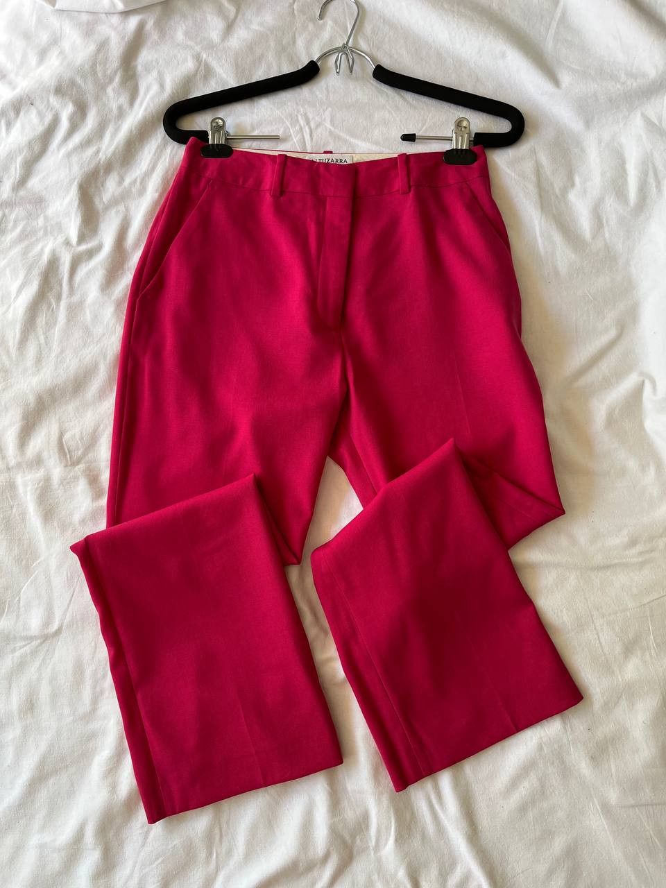 Altuzarra Altuzarra raspberry pink virgin wool dress pants W30/L26 Size 30" / US 8 / IT 44 - 3 Thumbnail