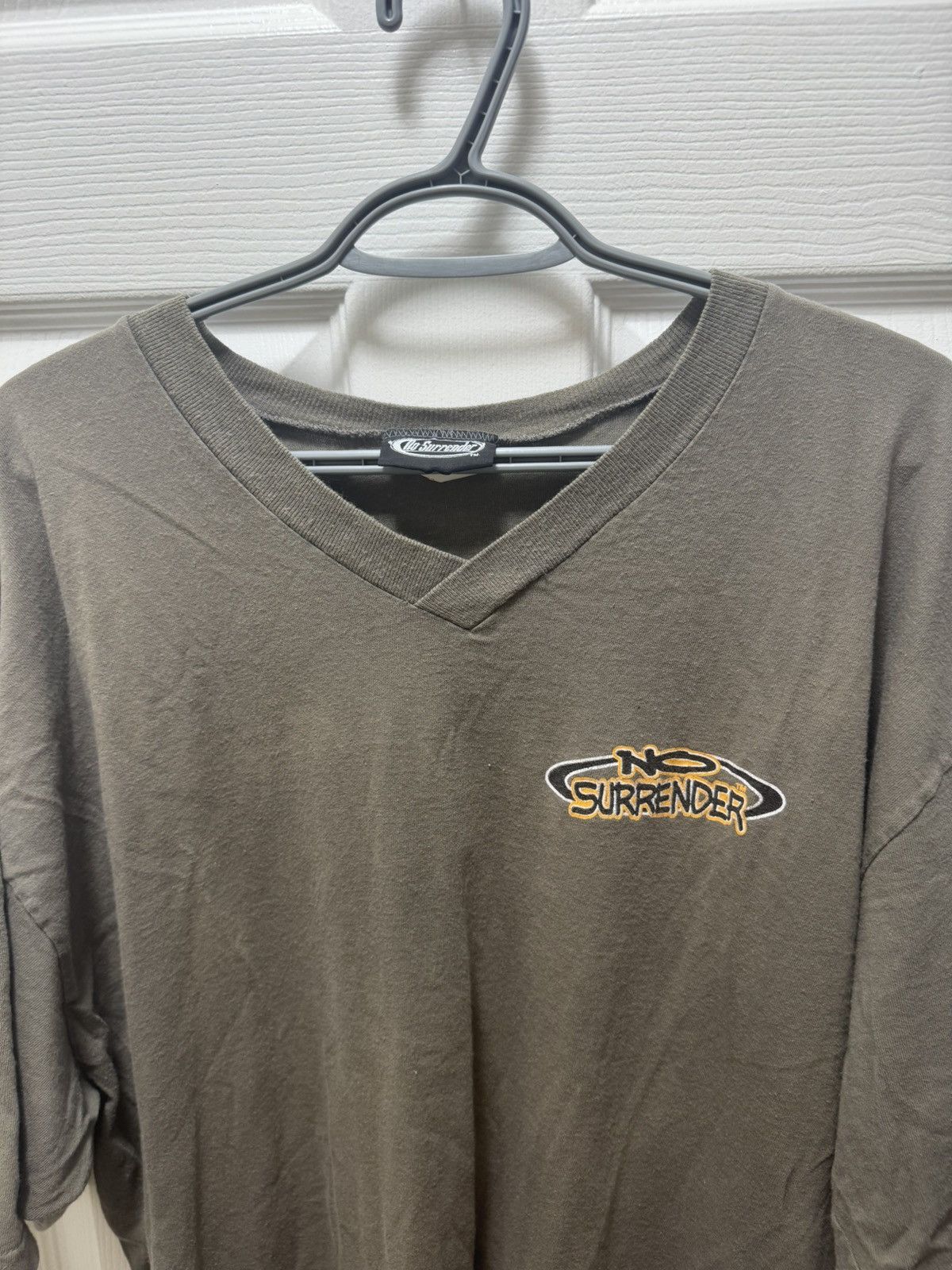 Vintage No Surrender 90s Enough is Enough Text Play Humor Vintage Size US XL / EU 56 / 4 - 3 Thumbnail