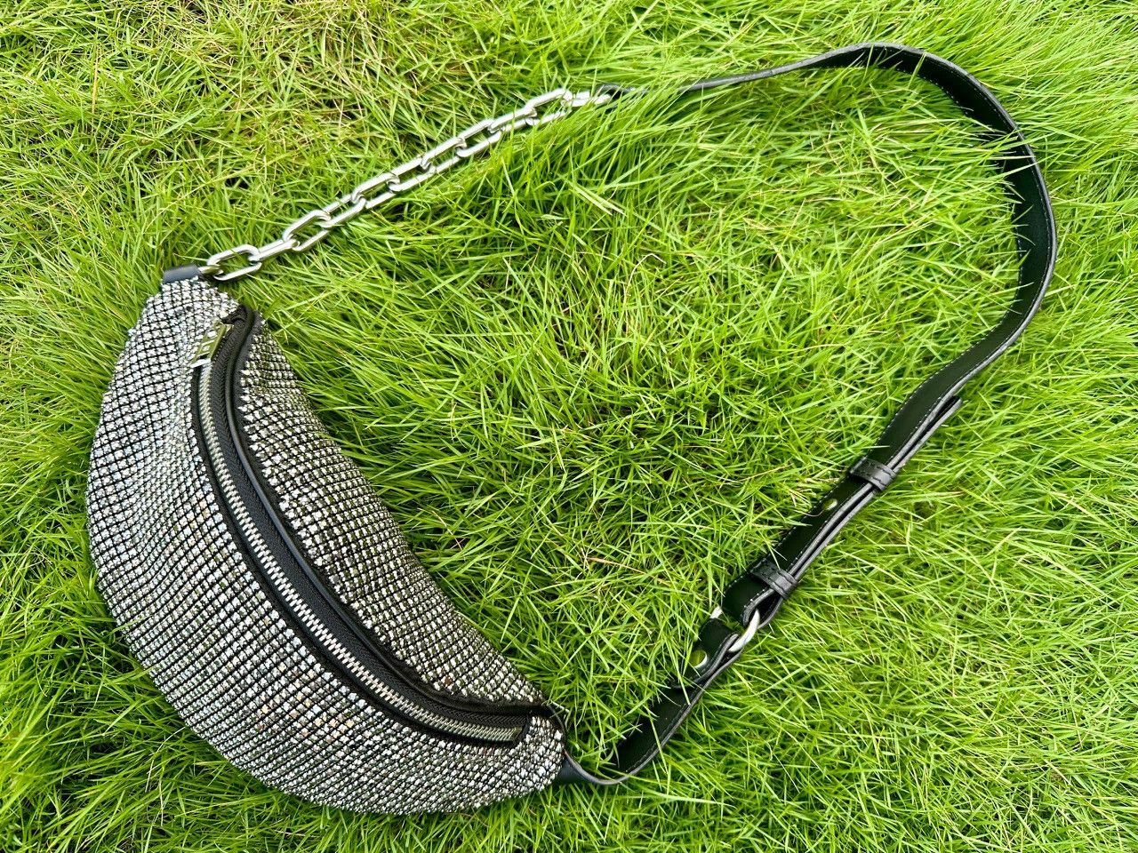 Alexander Wang Authentic Alexander Wang Attica Rhinestone Fanny Pack Size ONE SIZE - 12 Thumbnail