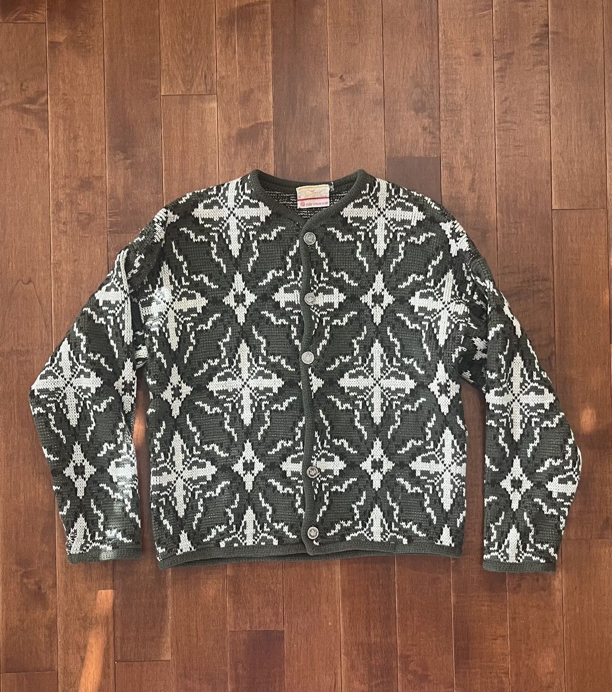 Jantzen Vintage 1960s Jantzen Wool Cardigan Size US M / EU 48-50 / 2 - 1 Thumbnail