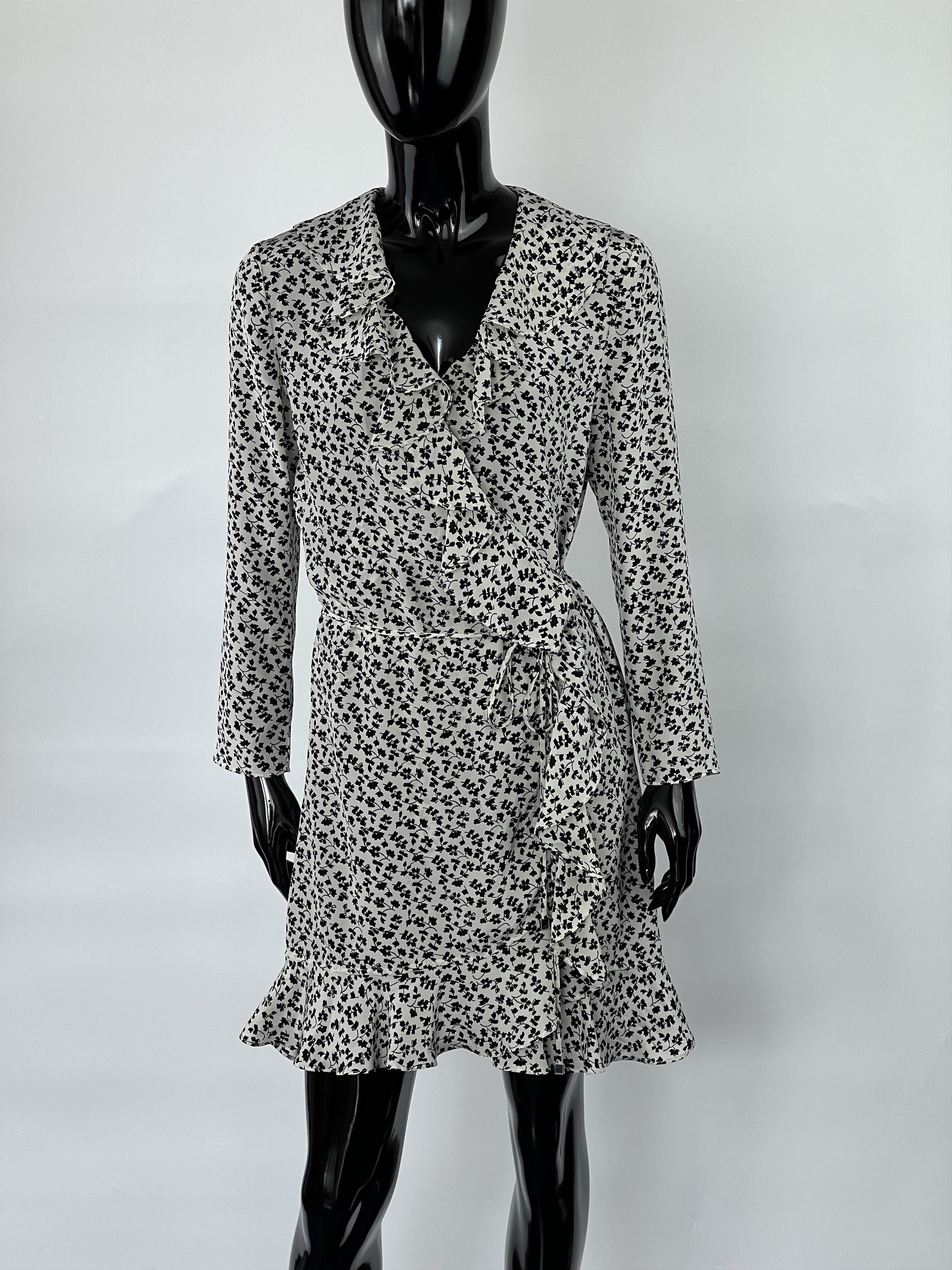 SikSilk × Veronica Beard Veronica Beard Wrap Silk Dress Size 4 XS/S Size S / US 4 / IT 40 - 1 Thumbnail