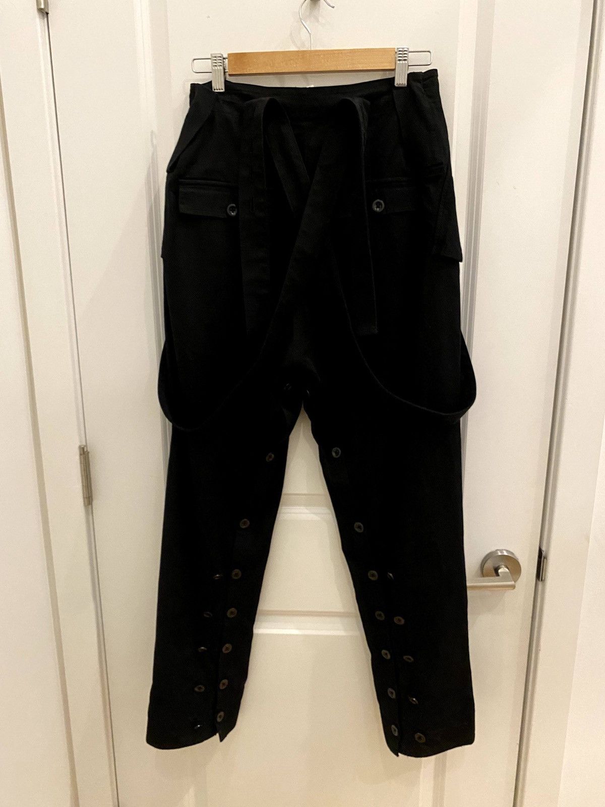 Yohji Yamamoto 08ss military detachable suspender trousers Size US 32 / EU 48 - 11 Thumbnail