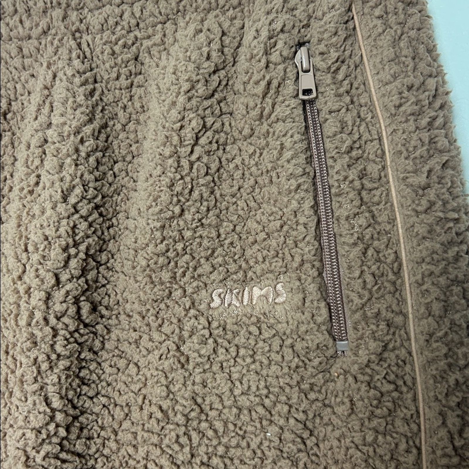 SKIMS Skims Teddy Track Fleece Pants Size 27" / US 4 / IT 40 - 7 Thumbnail