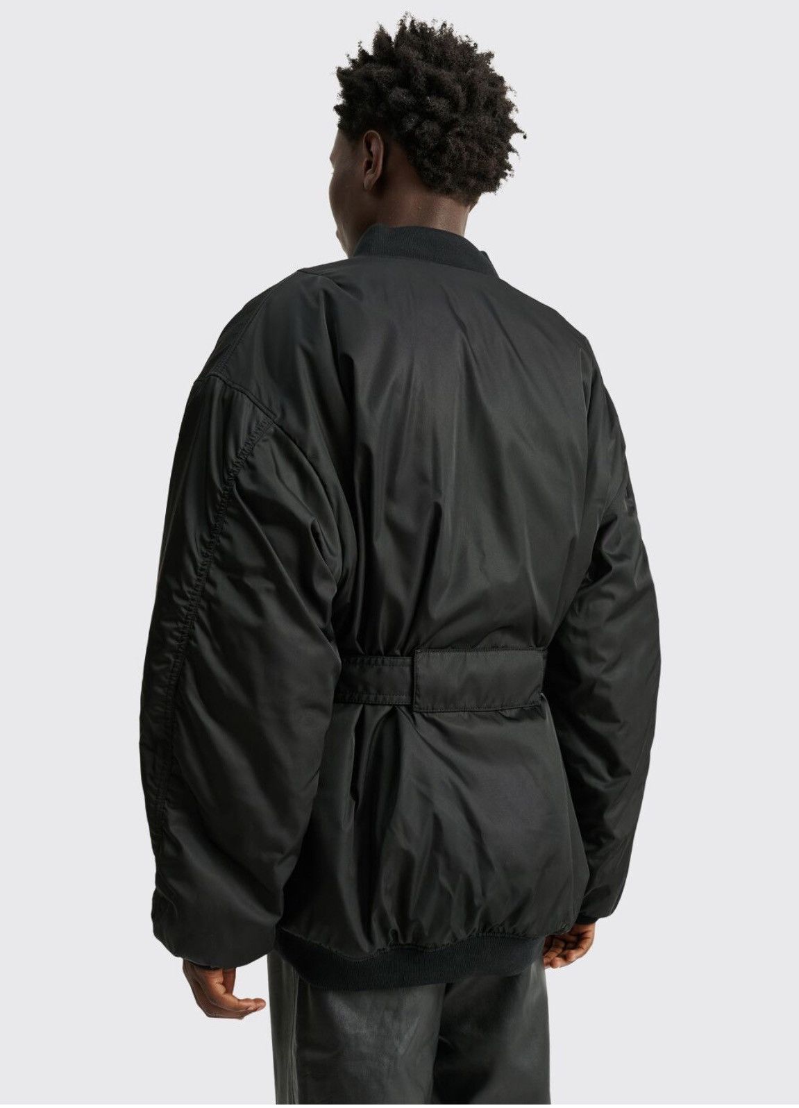 Prada Prada Oversized Bomber Jacket with belt size M Size US M / EU 48-50 / 2 - 3 Thumbnail