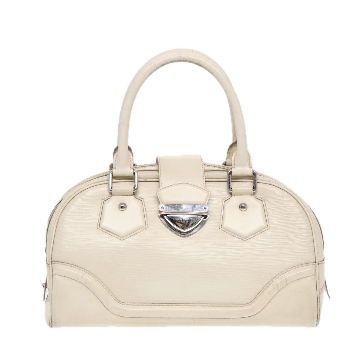 Louis Vuitton Bowling White Leather Handbag (Pre-Owned) Size ONE SIZE - 1 Thumbnail