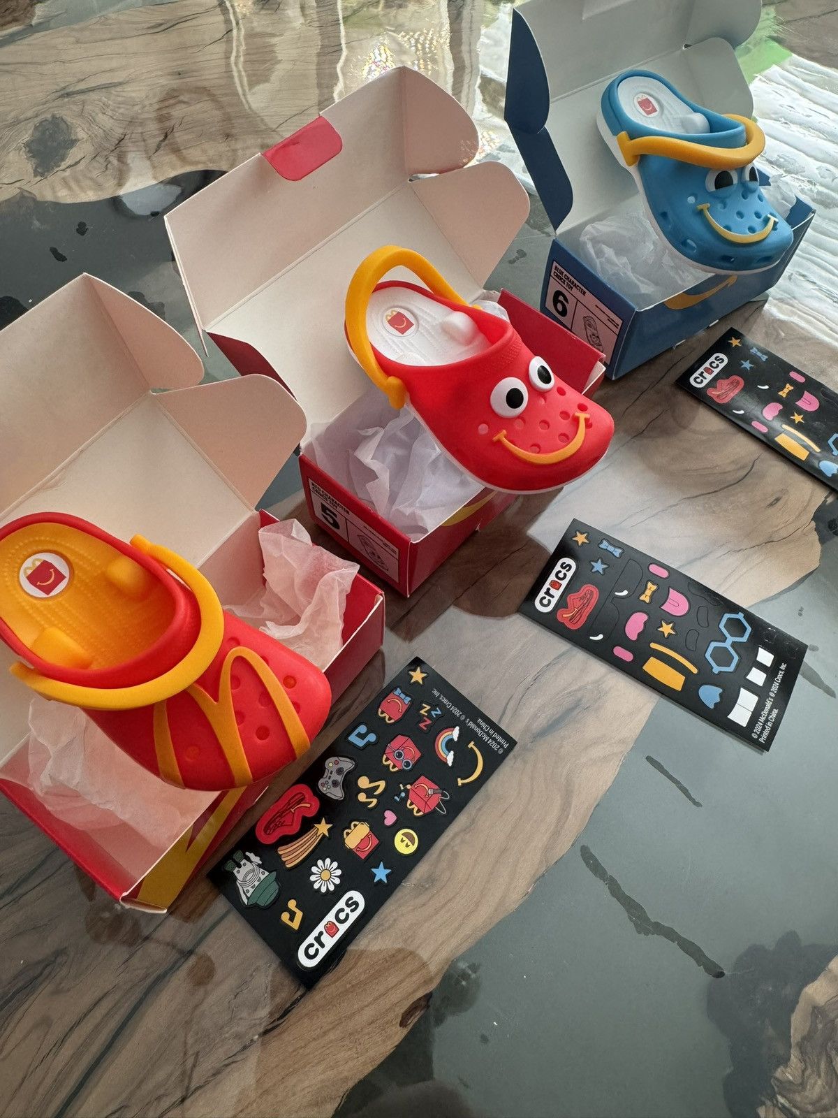 Crocs Crocs x McDonald’s Keychain Collection 3-Pack New Size ONE SIZE - 3 Thumbnail