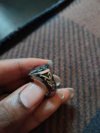 Jewelry St.Michael Religion Amulet Ring Streetwear Fashion Gift Size ONE SIZE - 5 Thumbnail