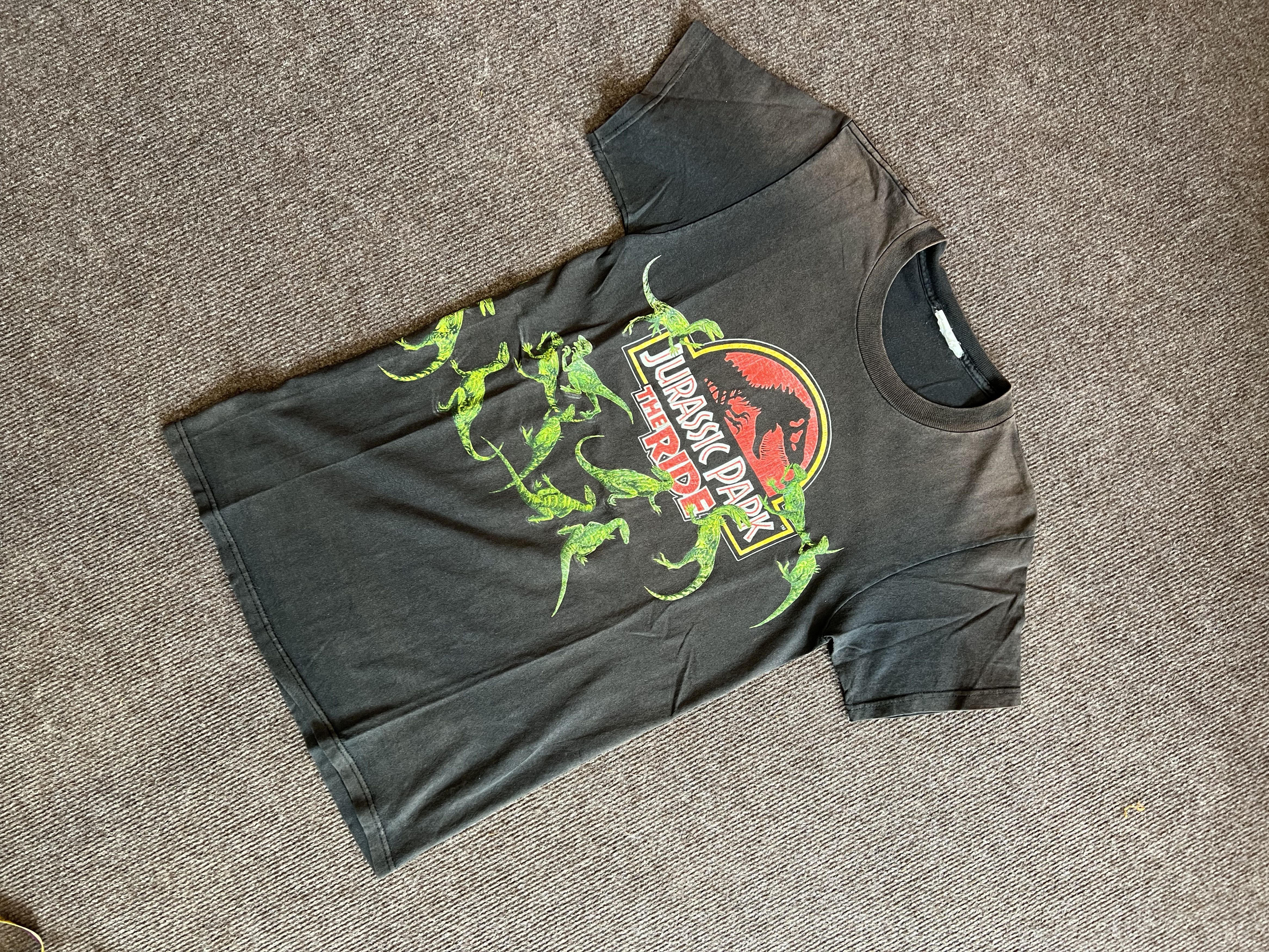 Universal Studios Vintage 90s Jurassic Park The Ride T-Shirt Universal Studios Size US S / EU 44-46 / 1 - 2 Thumbnail