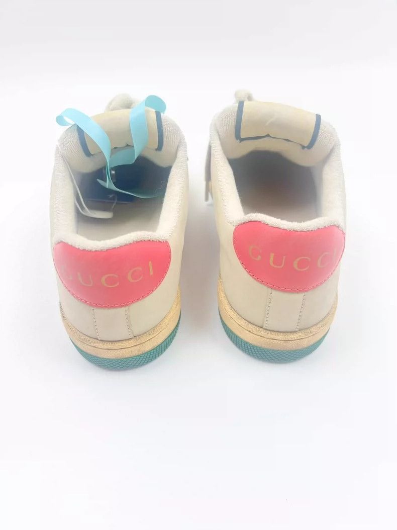 Gucci Gucci Classic Pink Dirty Sneakers Size 37-2505 Size US 5.5 / EU 38 - 4 Thumbnail