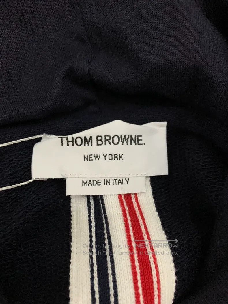 Thom Browne Thom Browne Dark Blue Hooded Sweatshirt Size US M / EU 48-50 / 2 - 4 Thumbnail