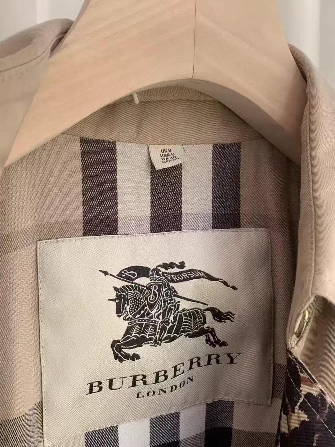 Burberry Burberry Lapel Trench Coat UK8 Size S / US 4 / IT 40 - 4 Thumbnail