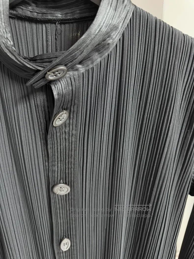Issey Miyake Issey Miyake Main Line Vintage Toothpick-pleated Trench Co Size L / US 10 / IT 46 - 2 Thumbnail