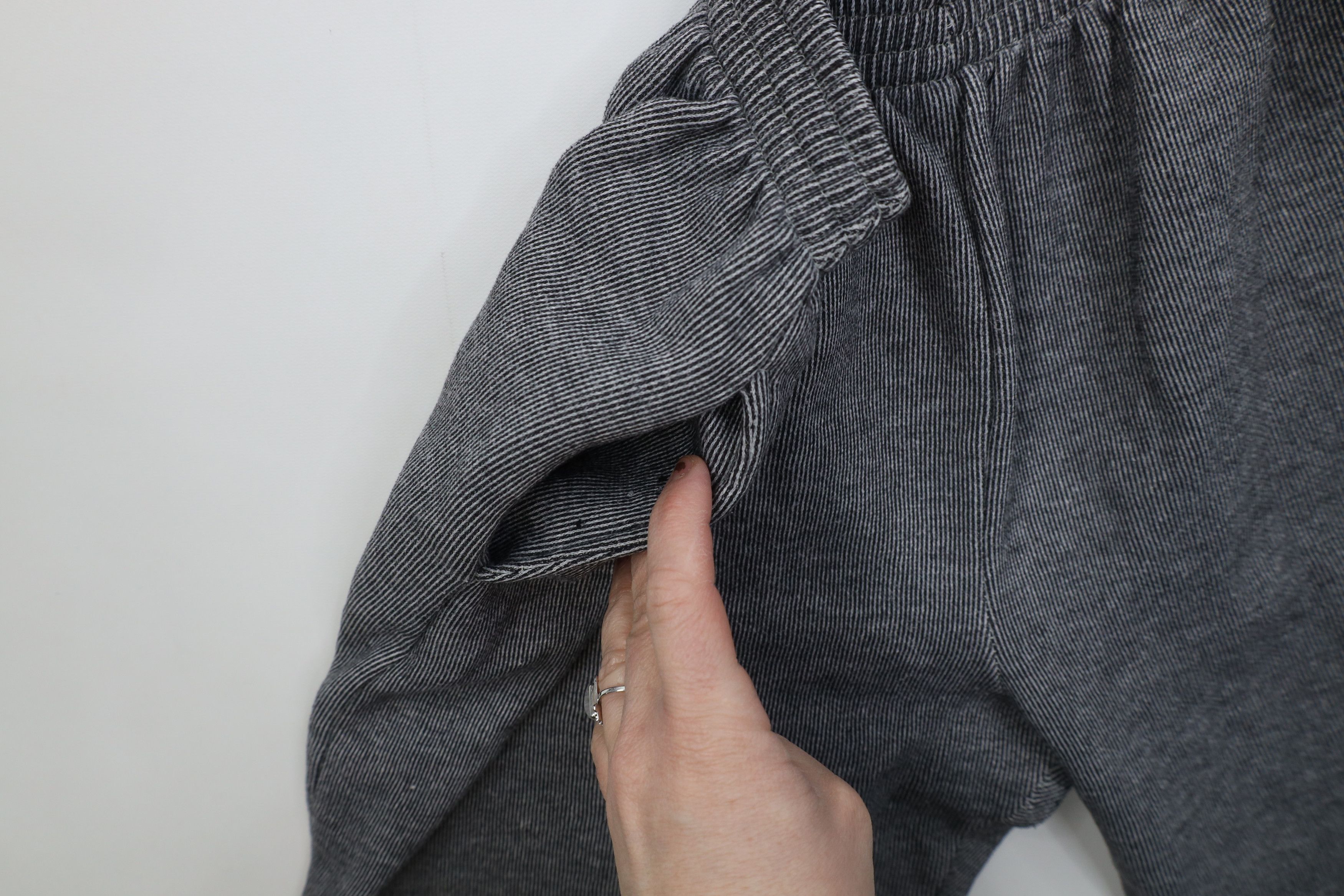 Vintage Vintage 90s Streetwear Striped Triblend Sweatpants Pants Size 27" / US 4 / IT 40 - 6 Thumbnail